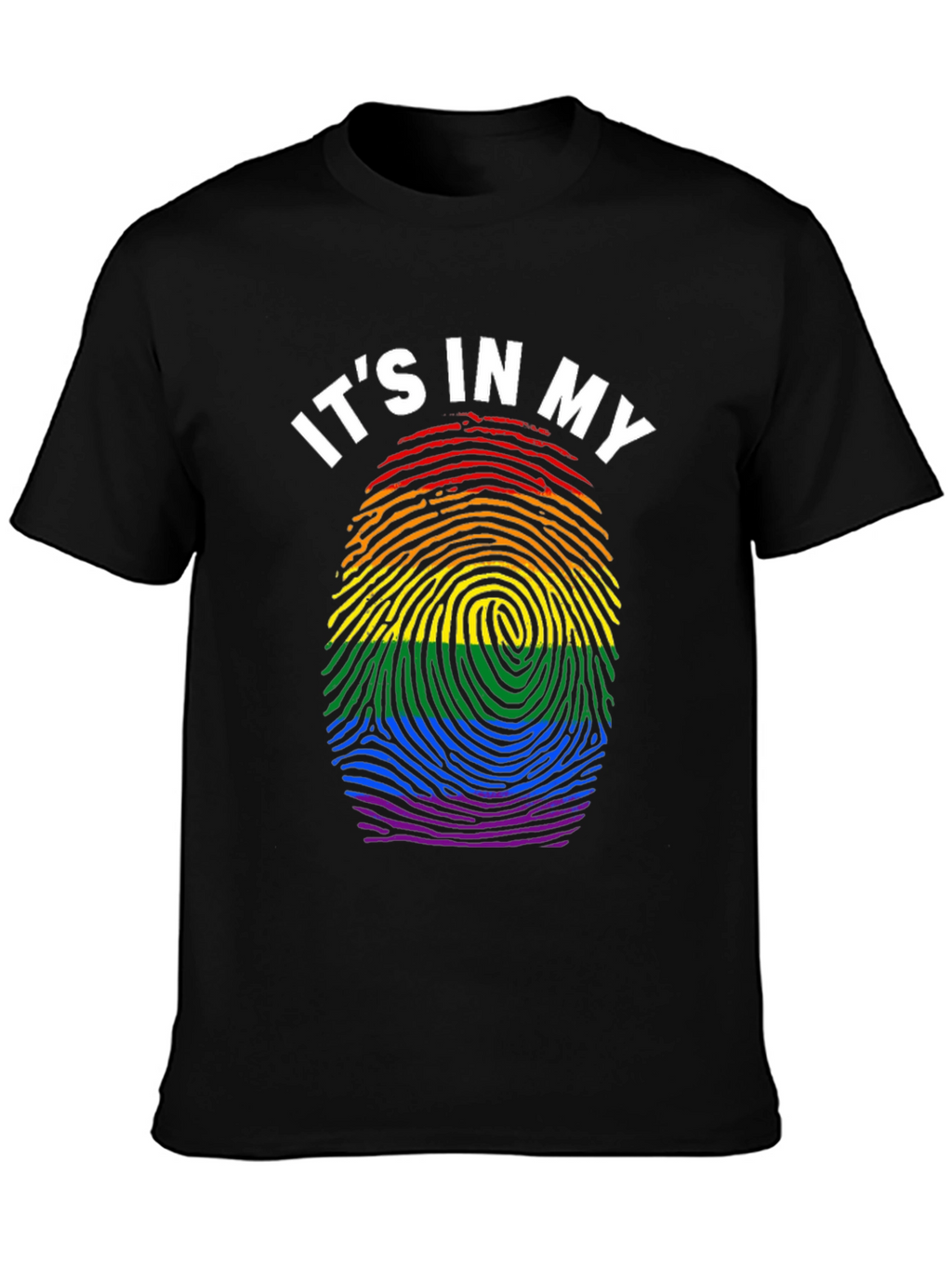Pride Fingerprint T-Shirt LGBTQ+ Equality
