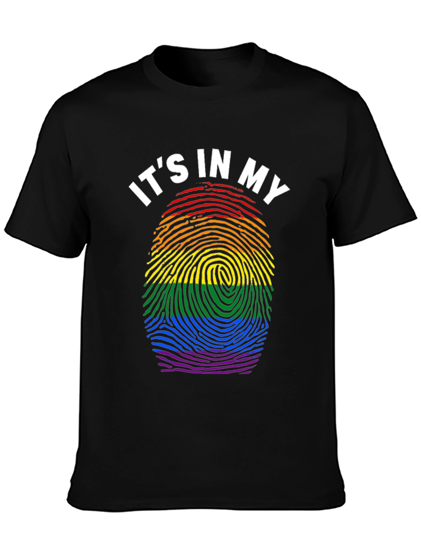 Pride Fingerprint T-Shirt LGBTQ+ Equality