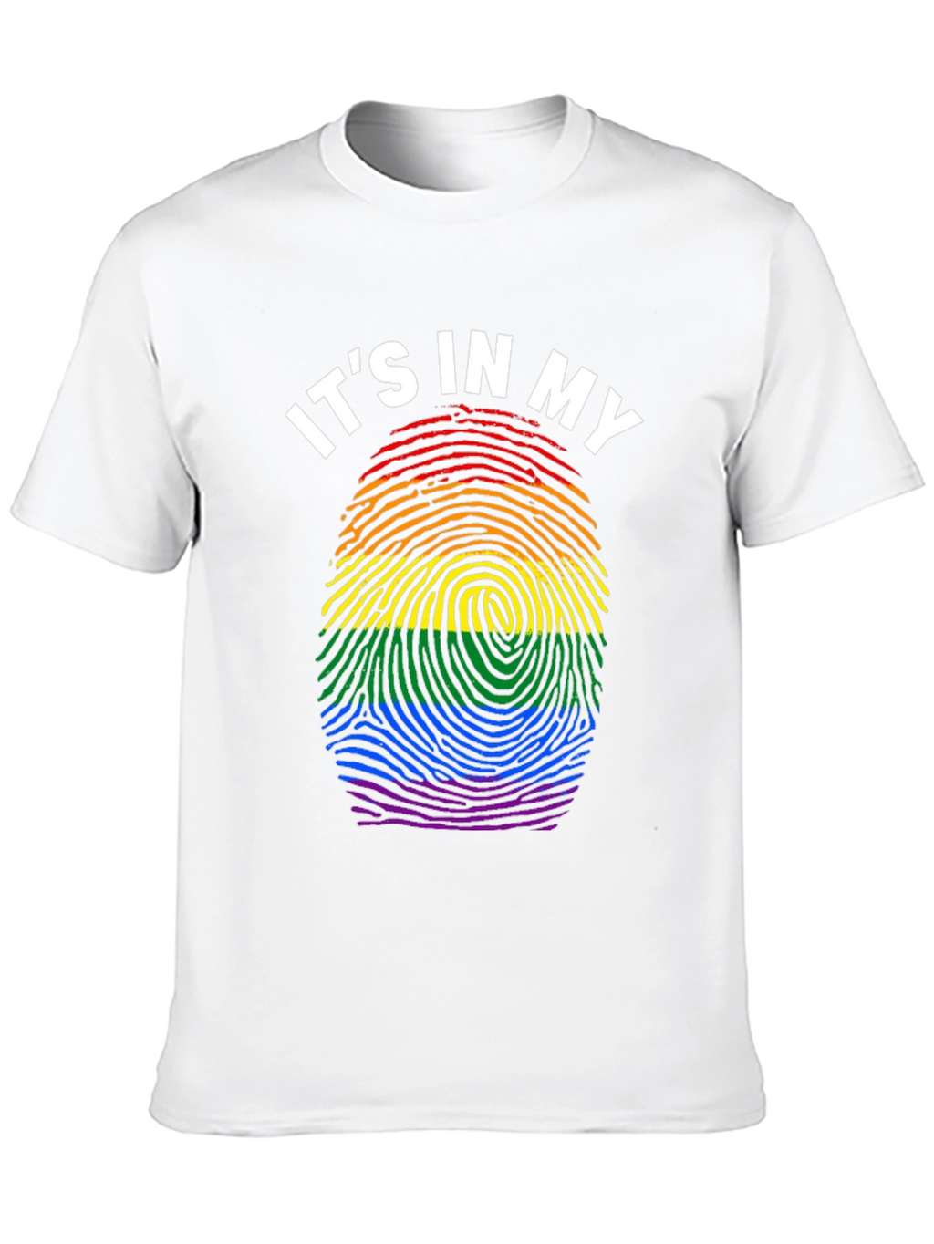 Pride Fingerprint T-Shirt LGBTQ+ Equality