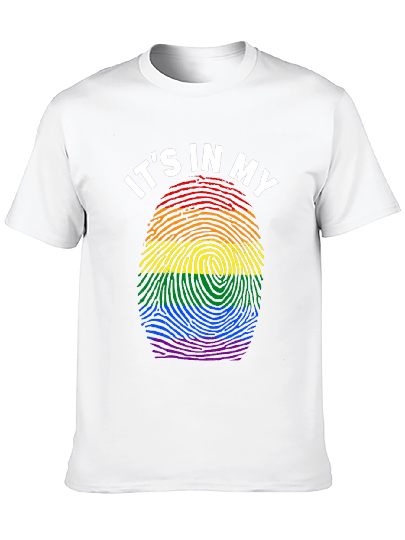 Pride Fingerprint T-Shirt LGBTQ+ Equality