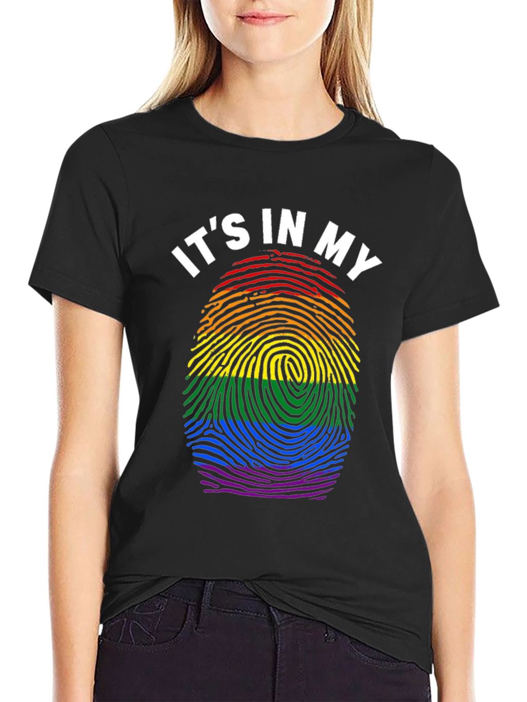 Pride Fingerprint T-Shirt LGBTQ+ Equality