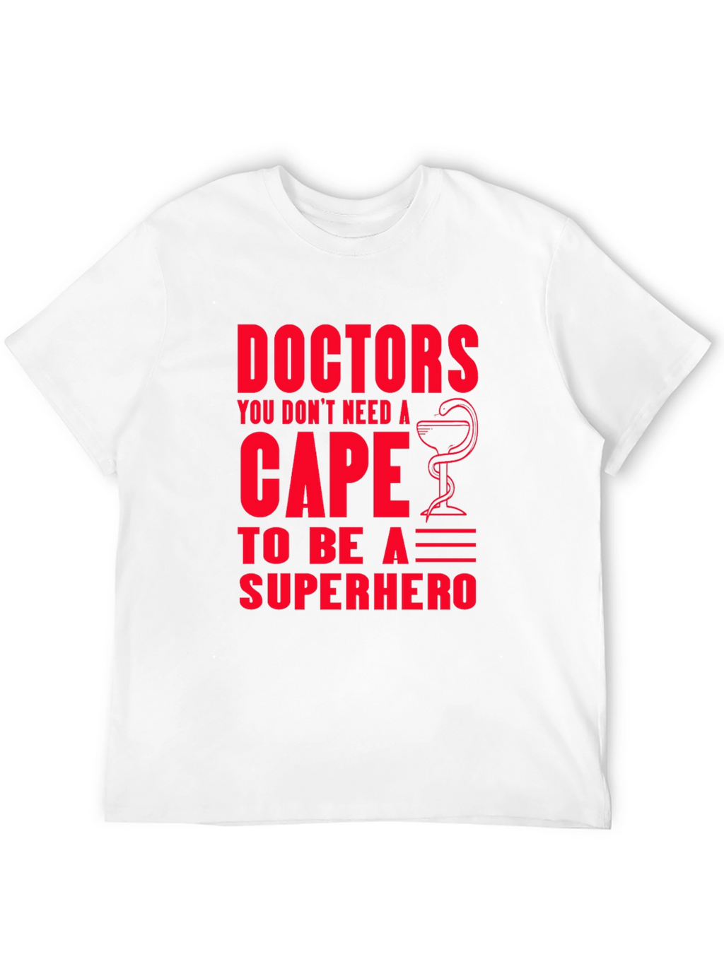 Doctors Superhero Graphic Tee - Black Cotton T-Shirt