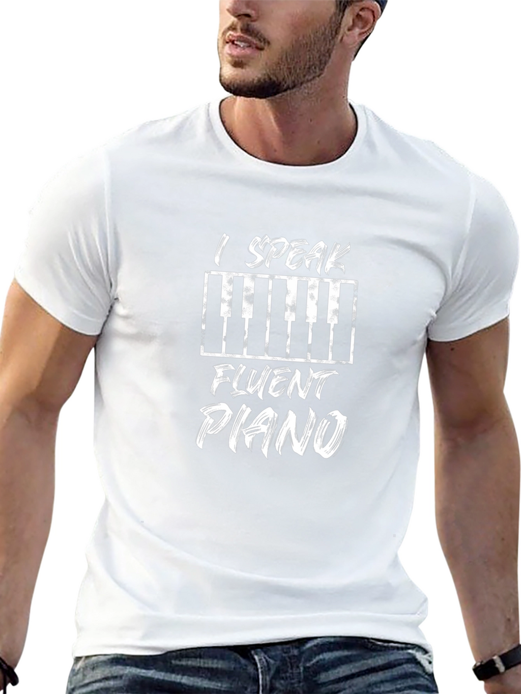 I Speak Fluent Piano Graphic T-Shirt