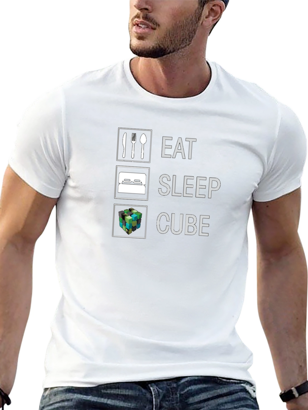 Eat Sleep Cube T-Shirt