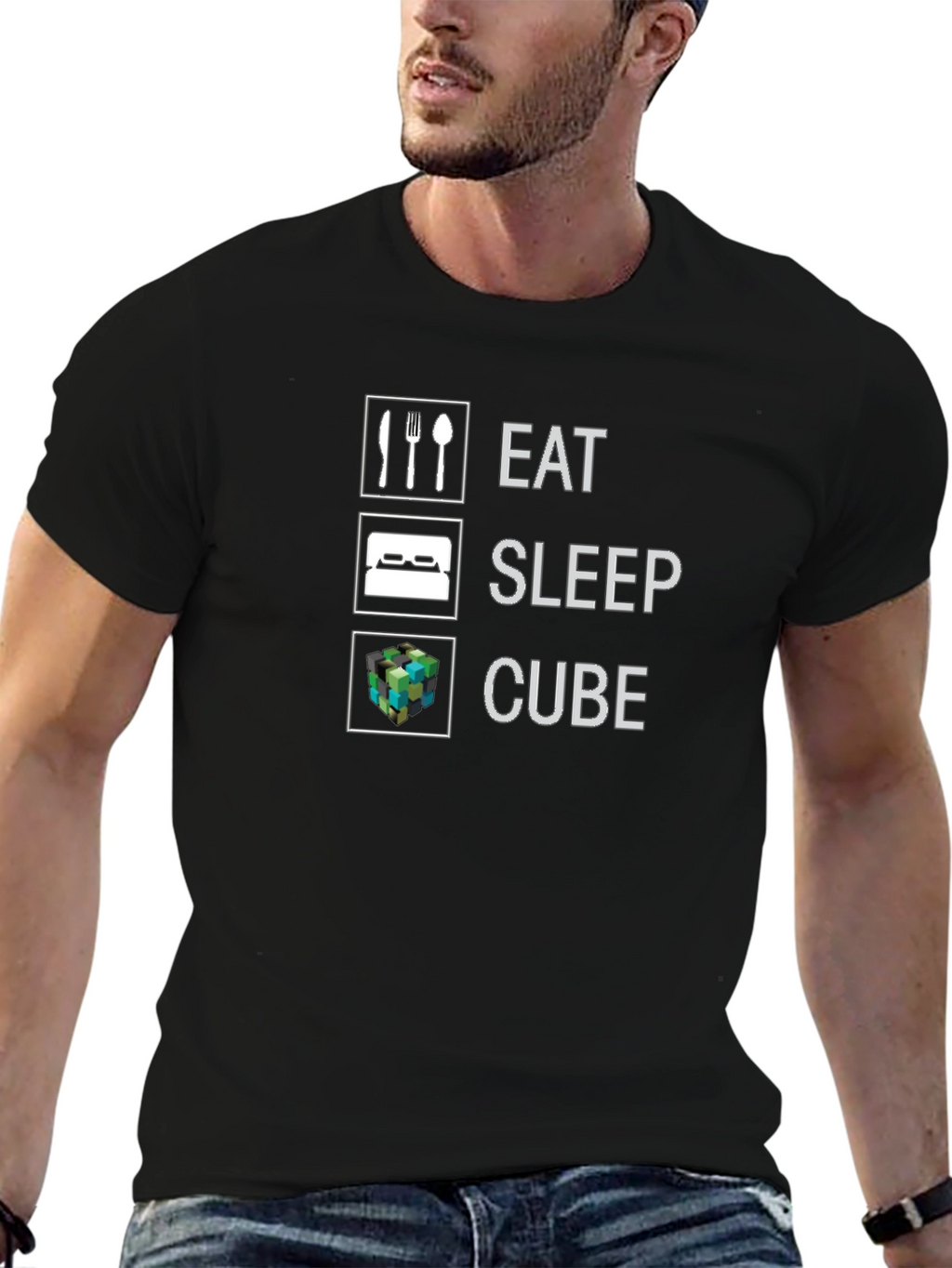 Eat Sleep Cube T-Shirt