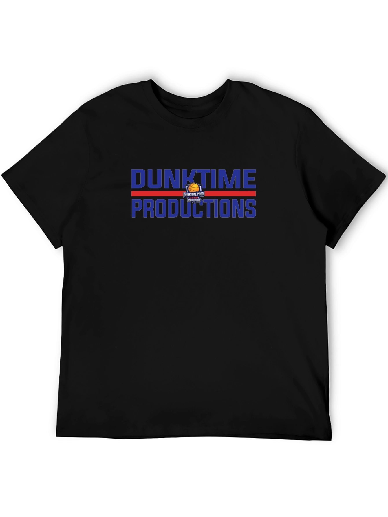 Dunktime Productions Black Graphic Tee