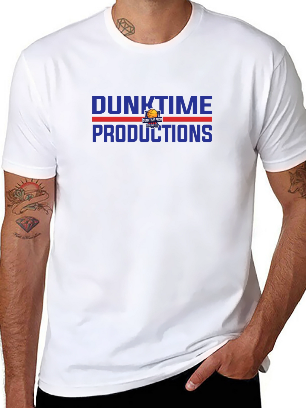 Dunktime Productions Black Graphic Tee
