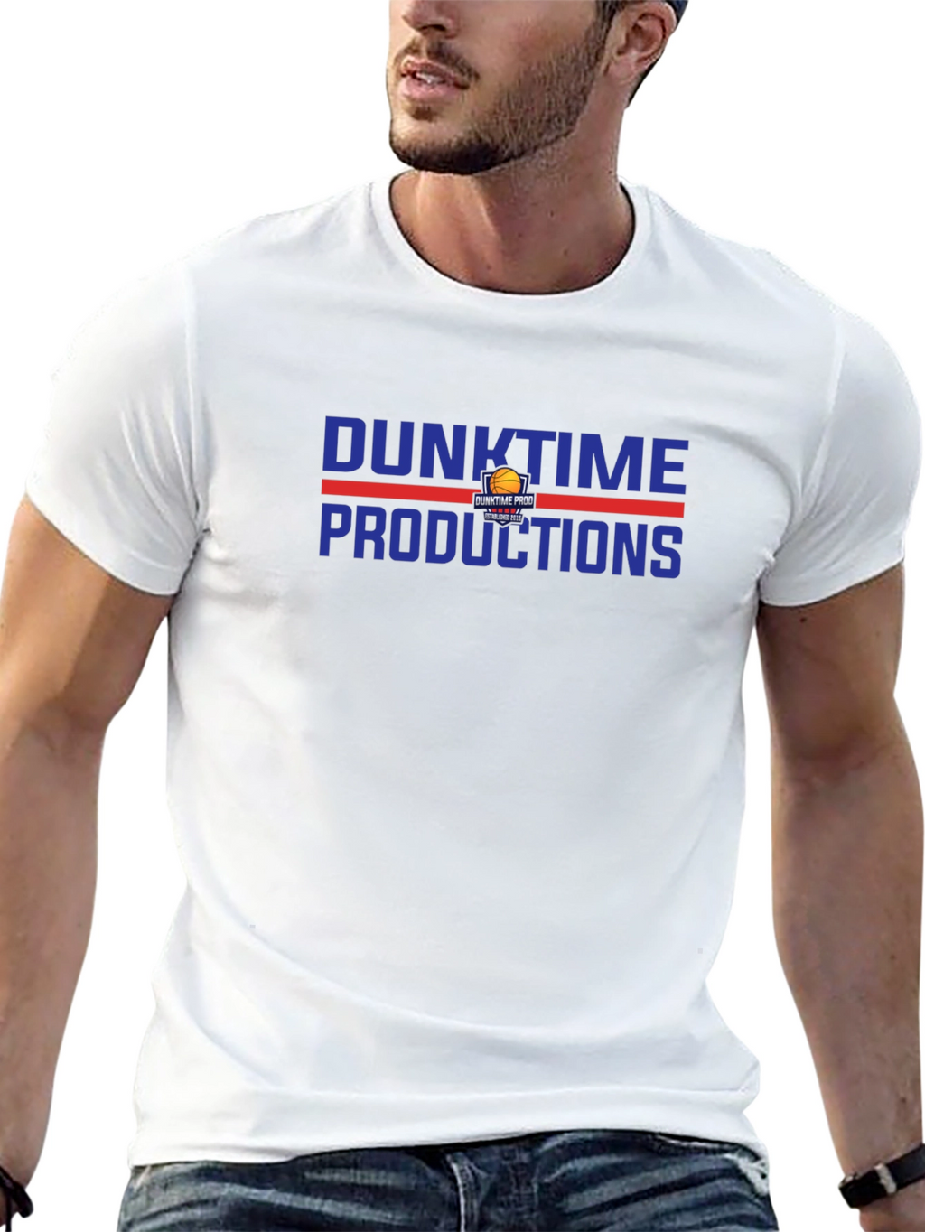 Dunktime Productions Black Graphic Tee