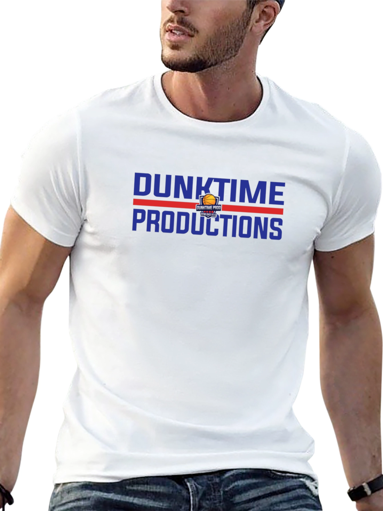 Dunktime Productions Black Graphic Tee