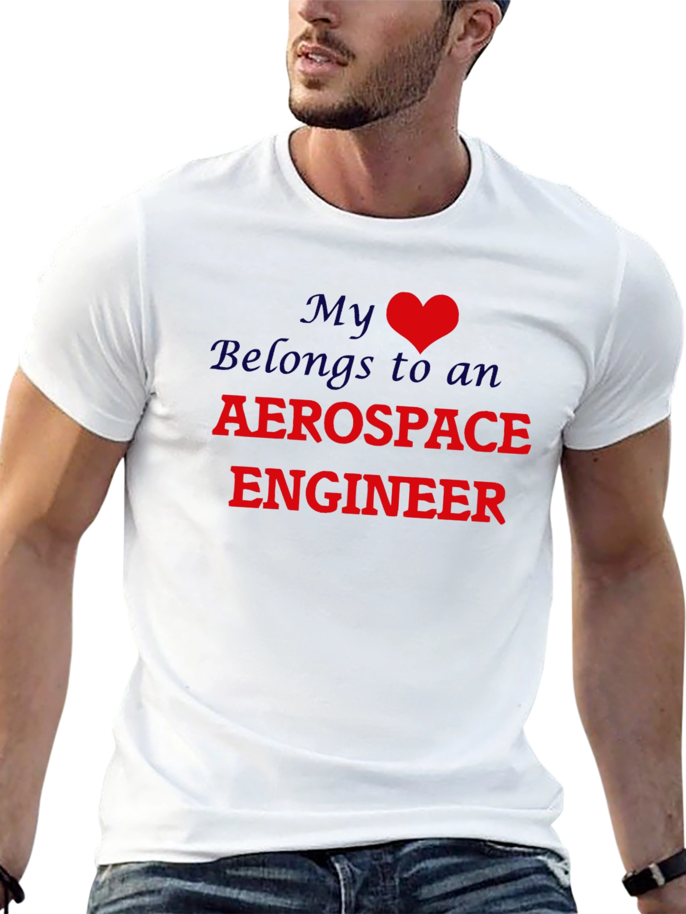 My Heart Belongs to an Aerospace Engineer T-Shirt