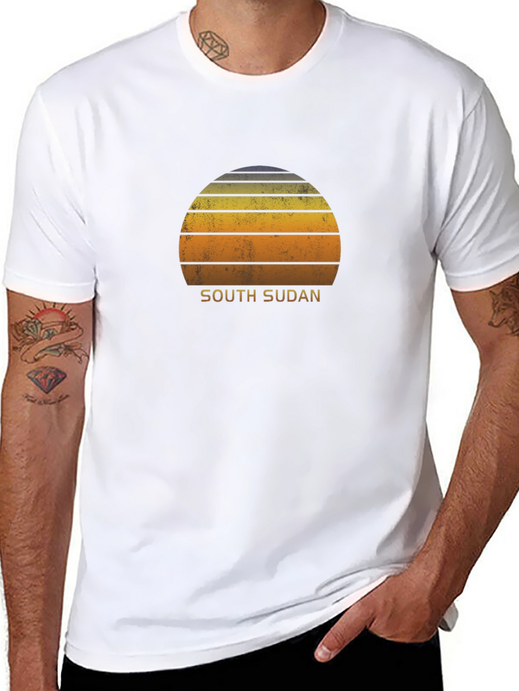 South Sudan Sunset Graphic T-Shirt