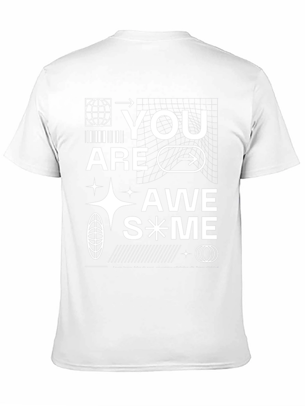 Awesome Graphic Print Black T-Shirt