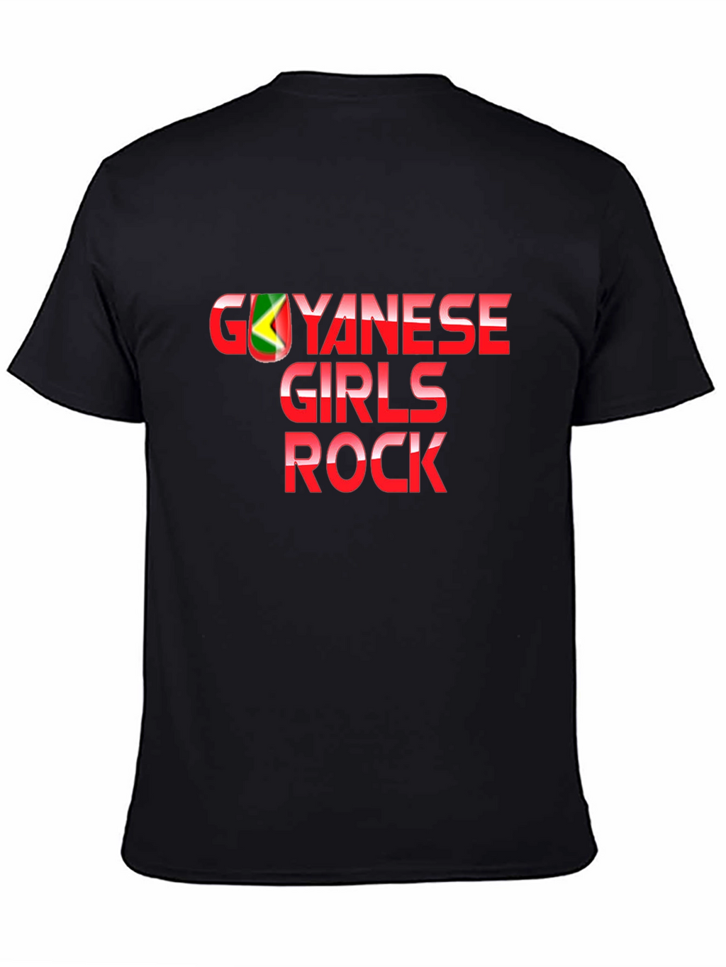 Guyanese Girls Rock T-Shirt - Black Graphic Tee