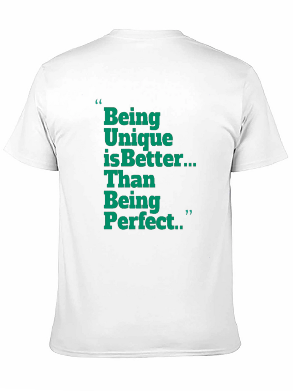 Unique is Better Graphic Tee - Mens Black T-Shirt