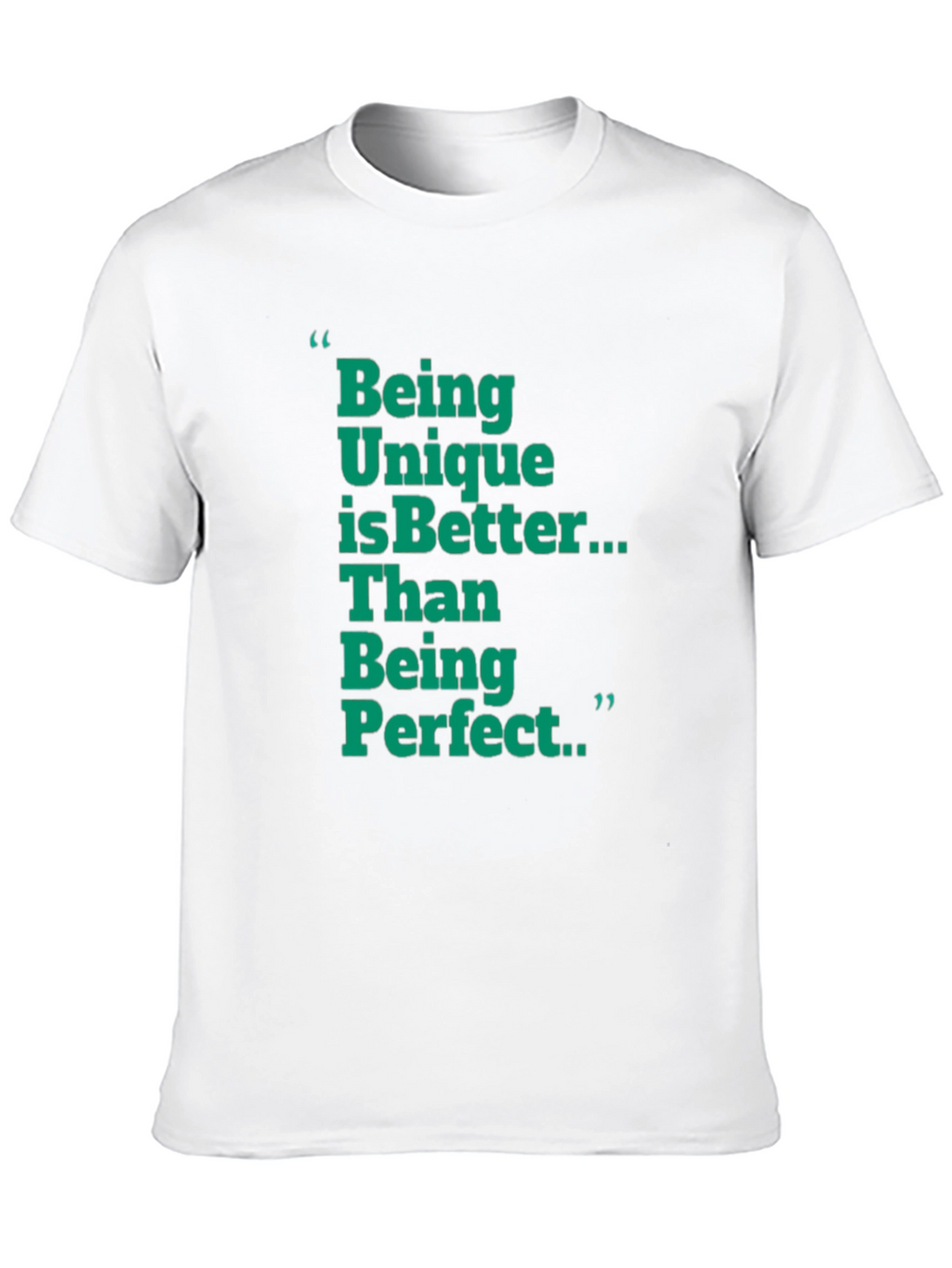 Unique is Better Graphic Tee - Mens Black T-Shirt