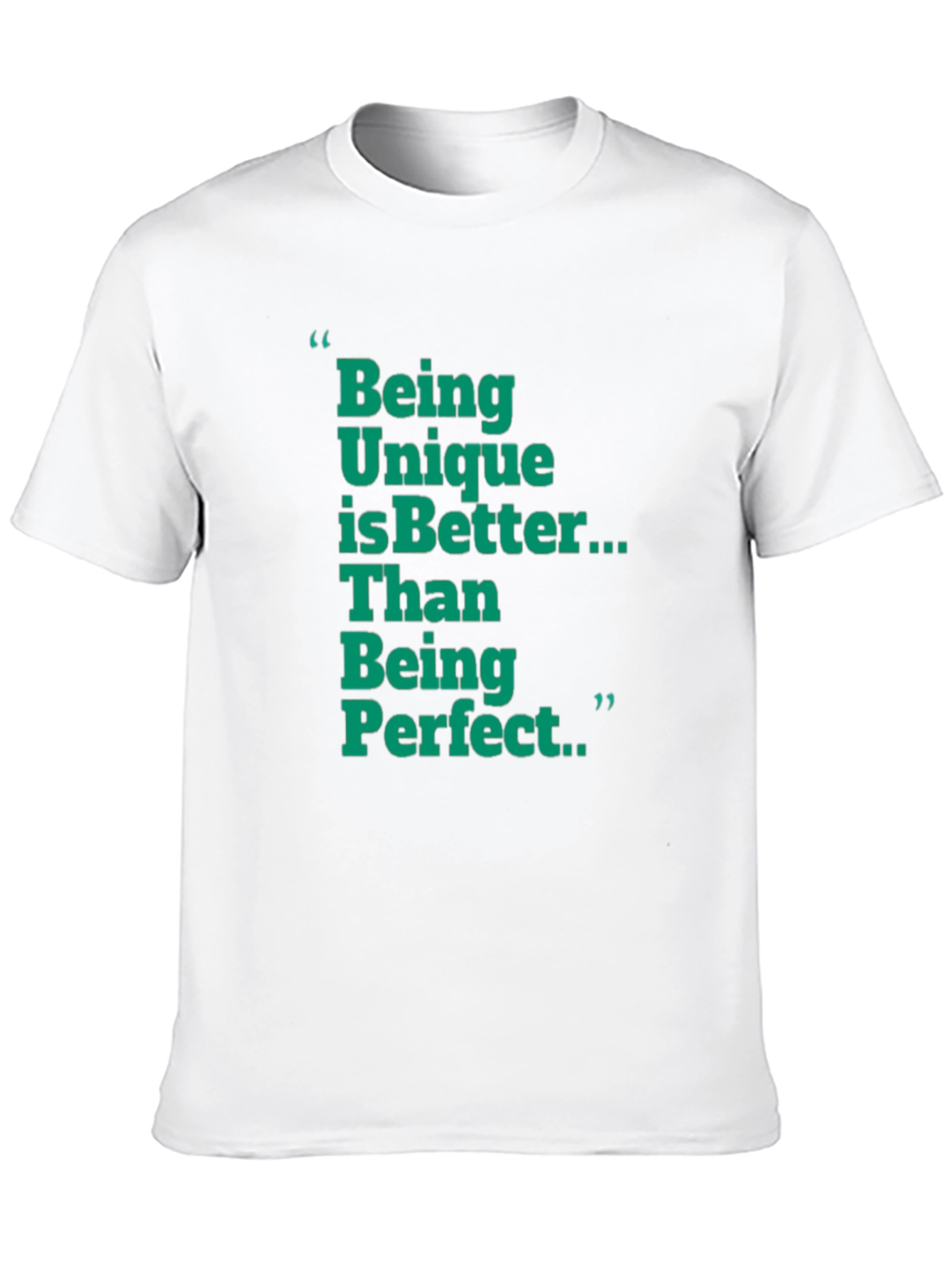 Unique is Better Graphic Tee - Mens Black T-Shirt
