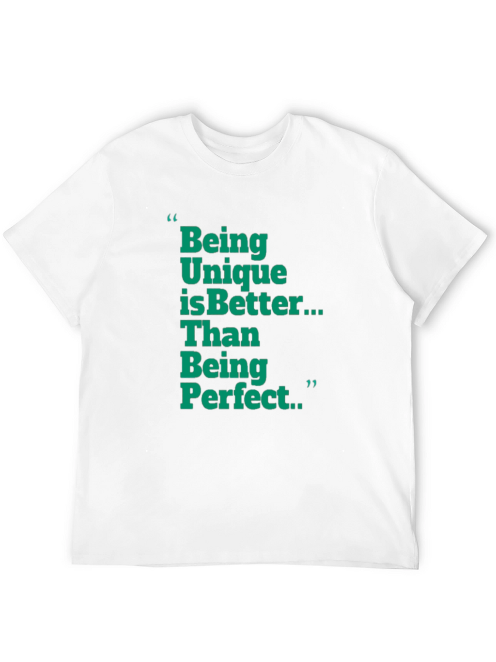 Unique is Better Graphic Tee - Mens Black T-Shirt