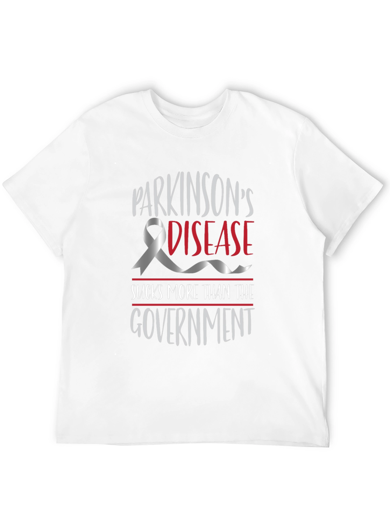 Parkinsons Disease Awareness Graphic Tee - Sucks More Than Government