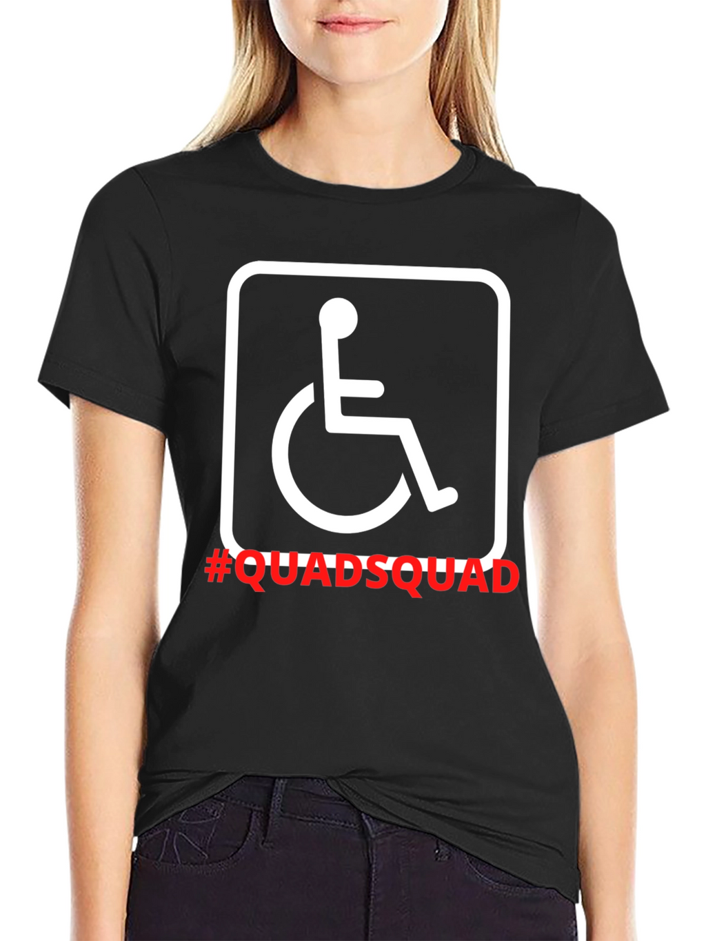 Quad Squad Wheelchair Graphic Tee
