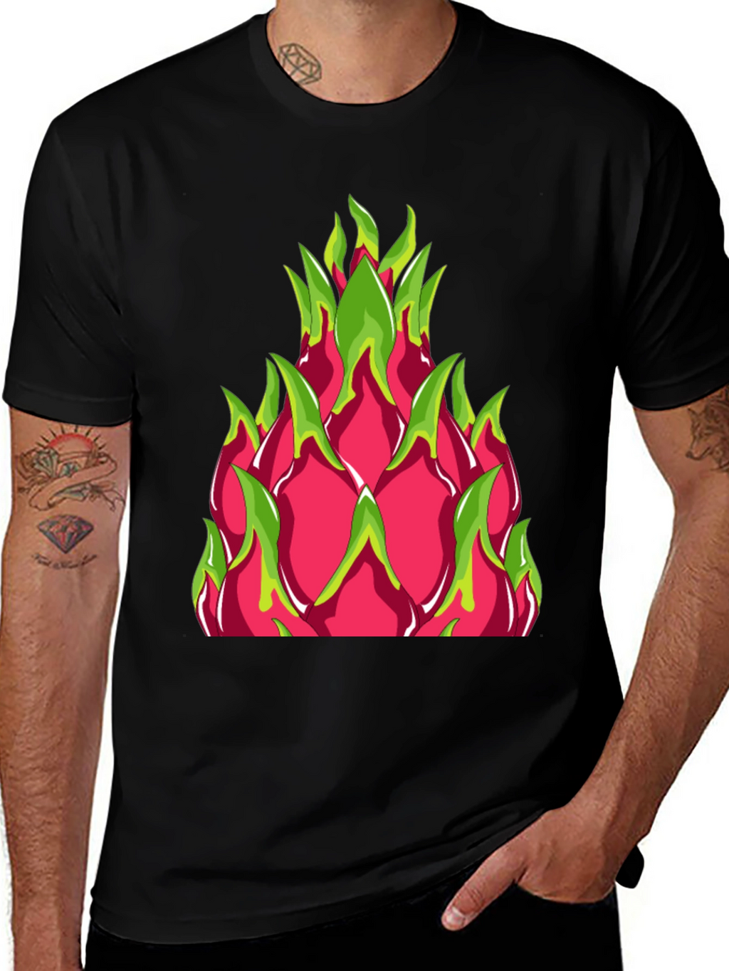 Dragon Fruit Graphic Tee - Unique Design