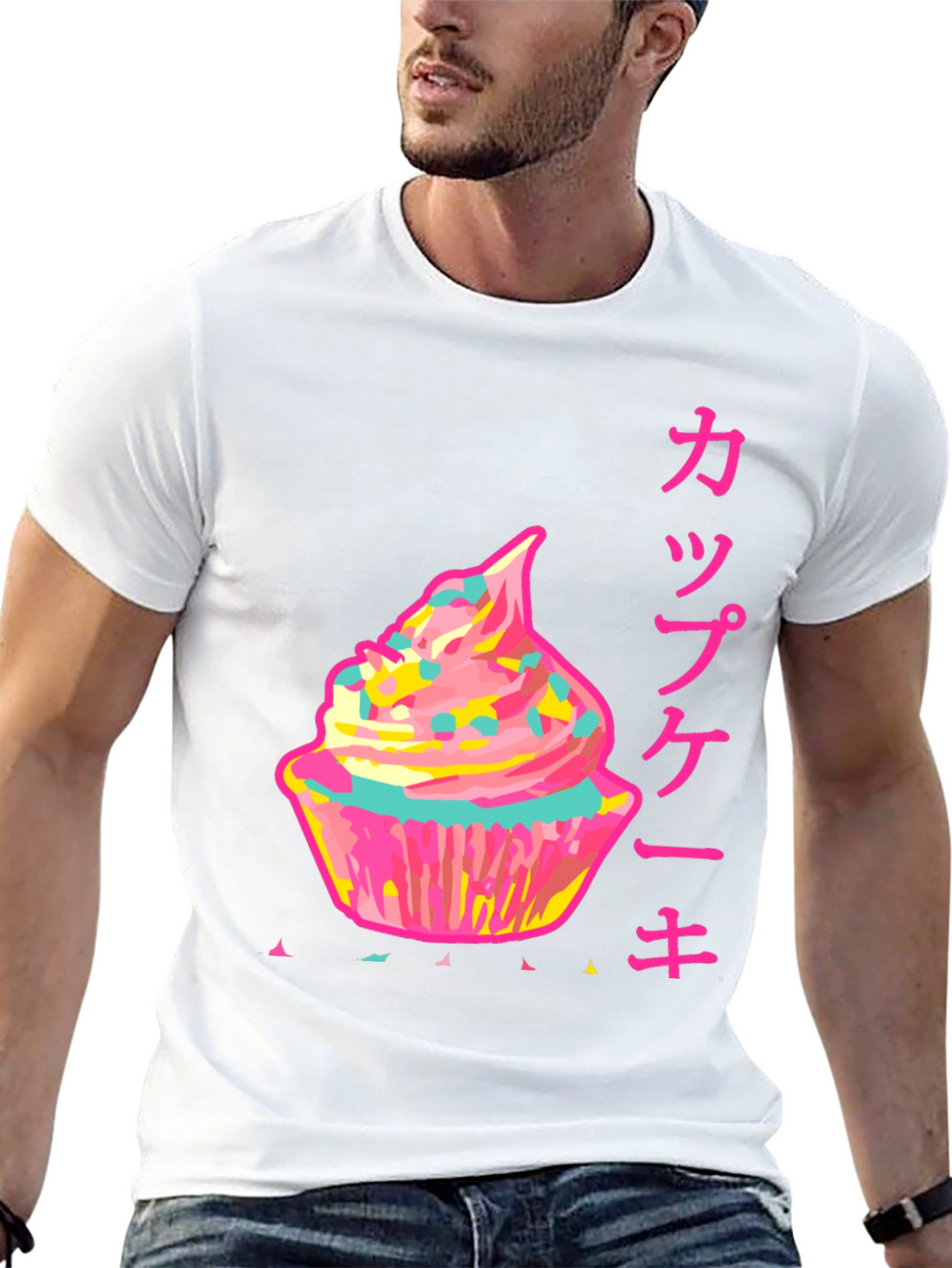 Cupcake Graphic Tee - Kawaii Japanese Style
