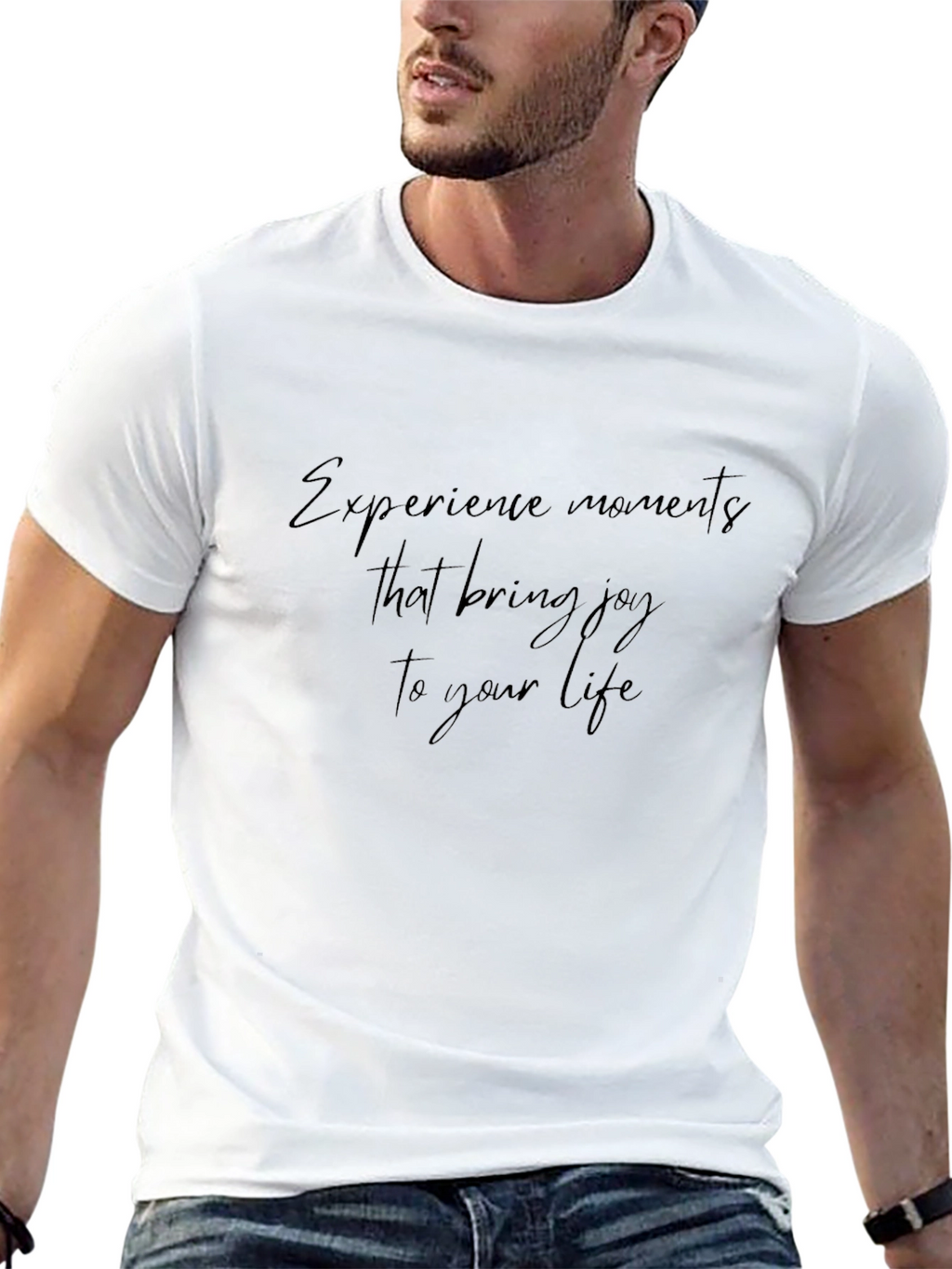 Joyful Moments Graphic Tee - Soft Cotton Blend