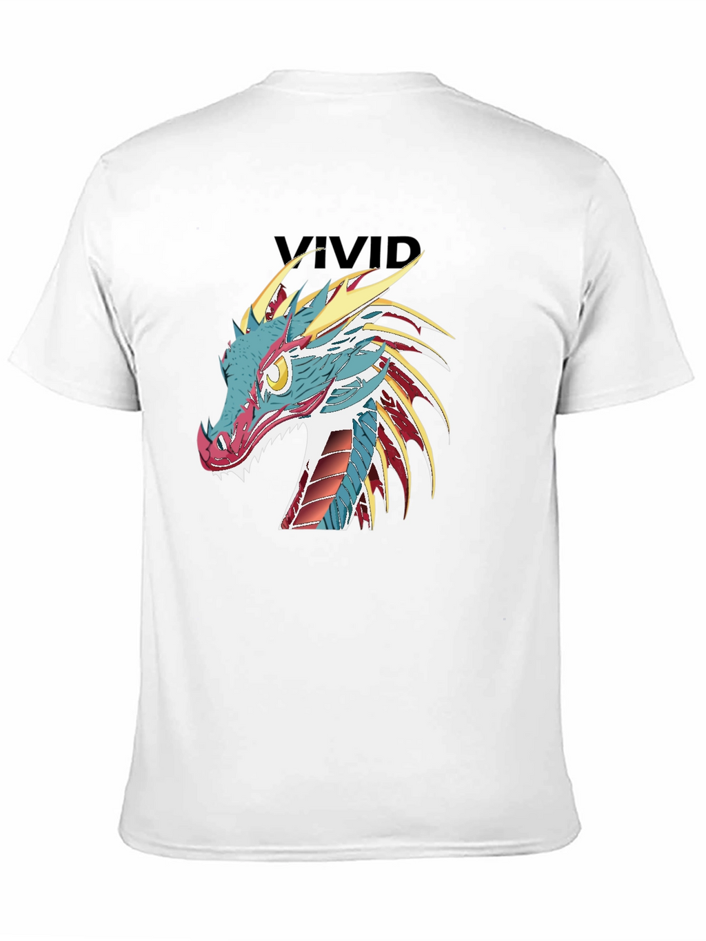 Dragon Graphic Black T-Shirt - Vivid Design
