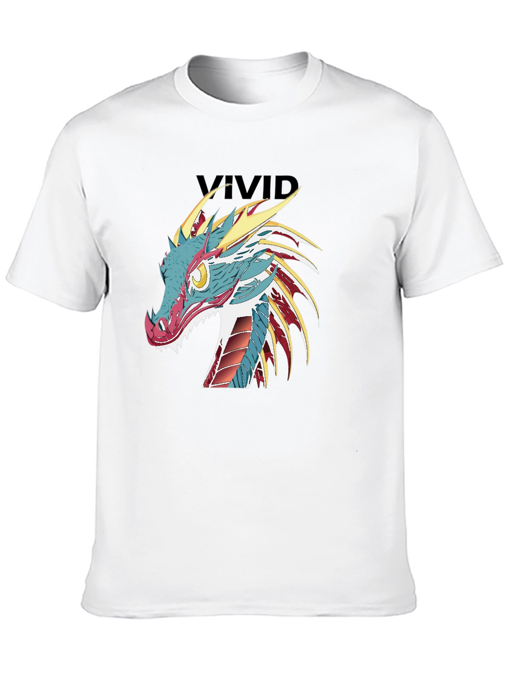 Dragon Graphic Black T-Shirt - Vivid Design
