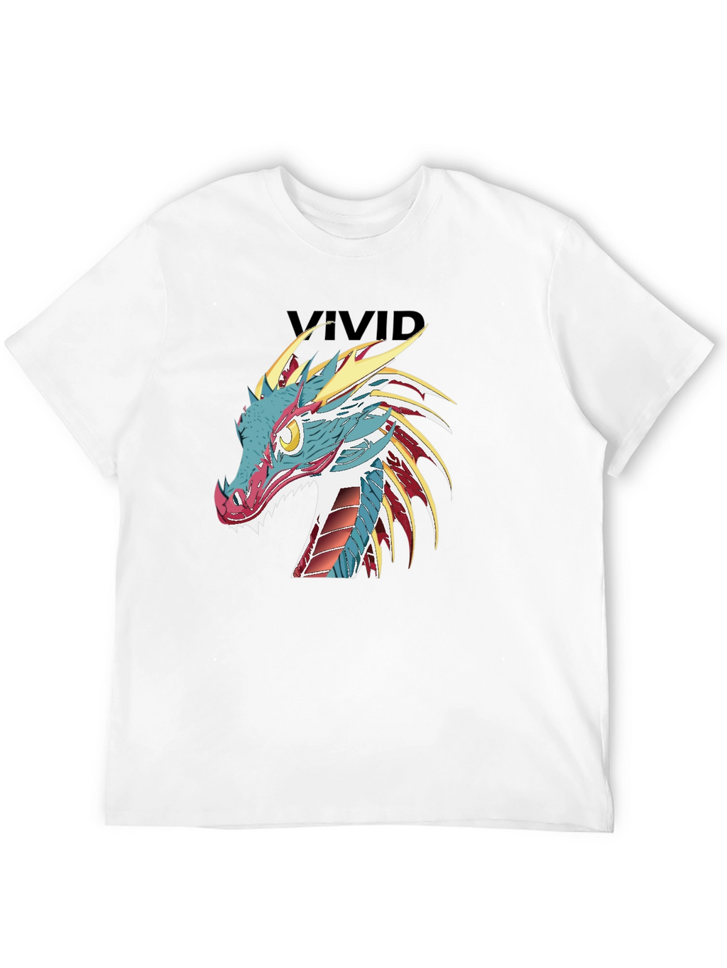 Dragon Graphic Black T-Shirt - Vivid Design