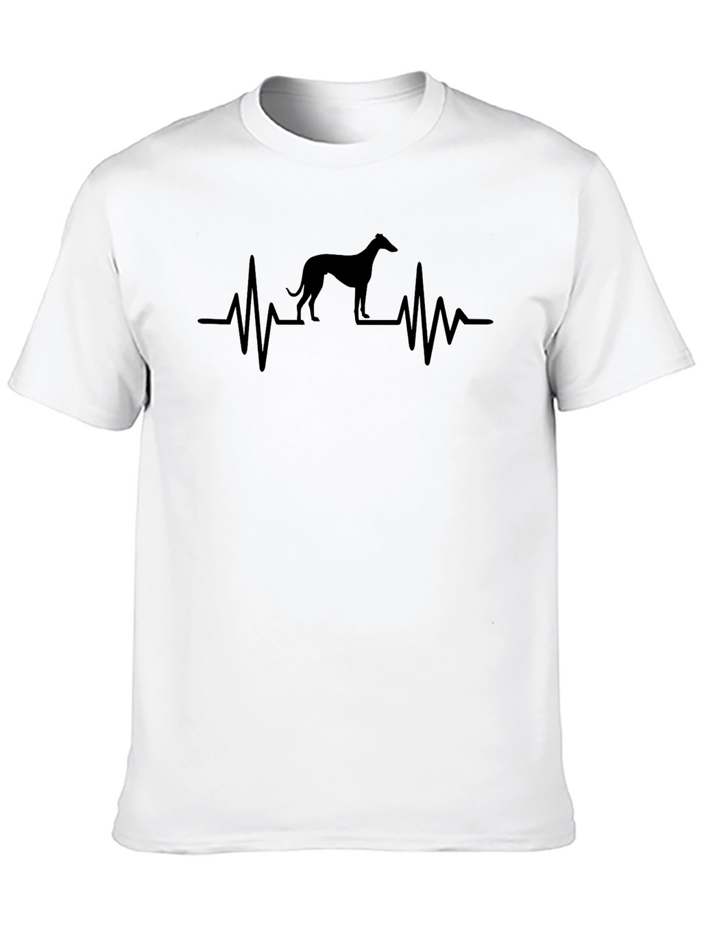 Greyhound Heartbeat T-Shirt - Stylish Dog Lover Tee