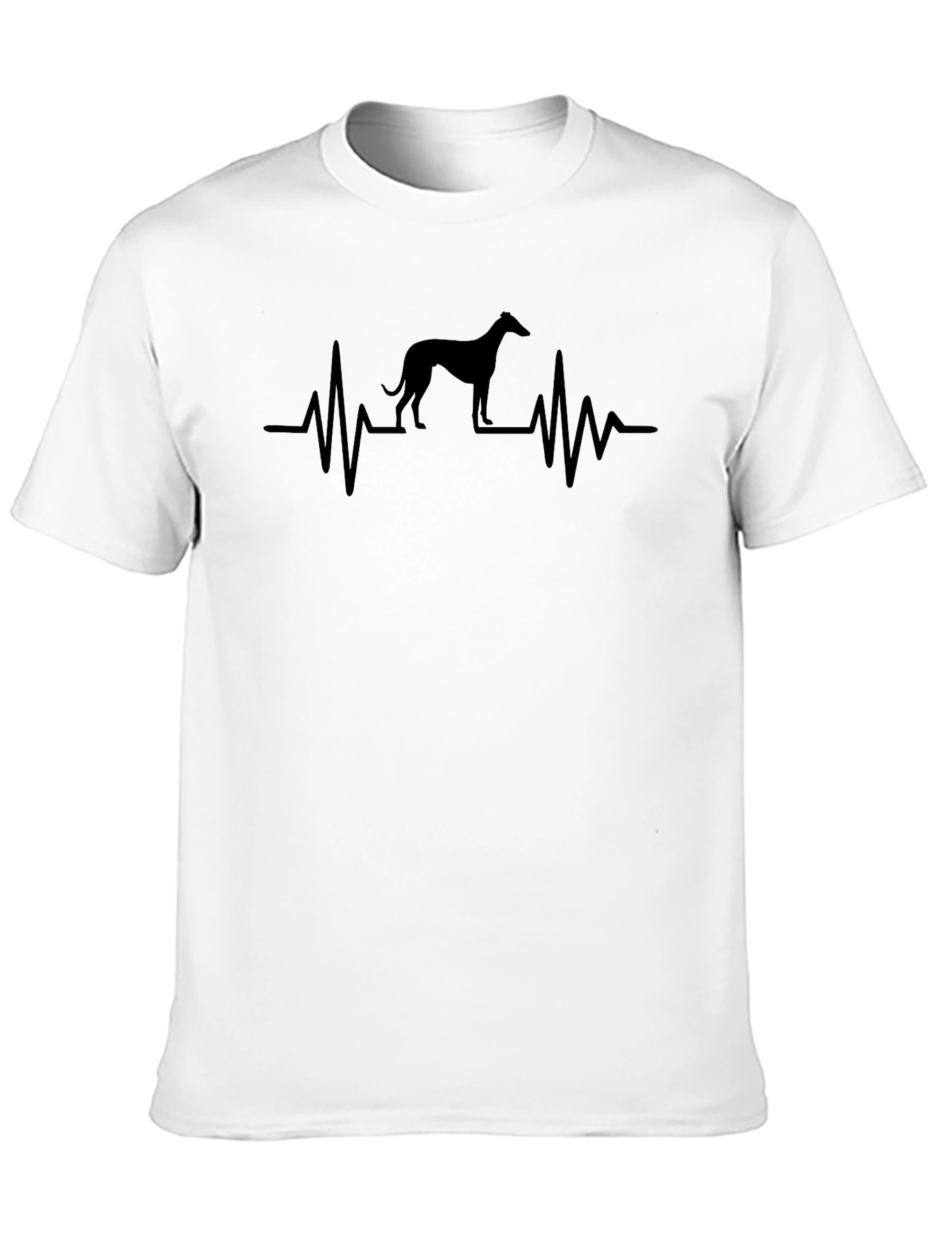 Greyhound Heartbeat T-Shirt - Stylish Dog Lover Tee