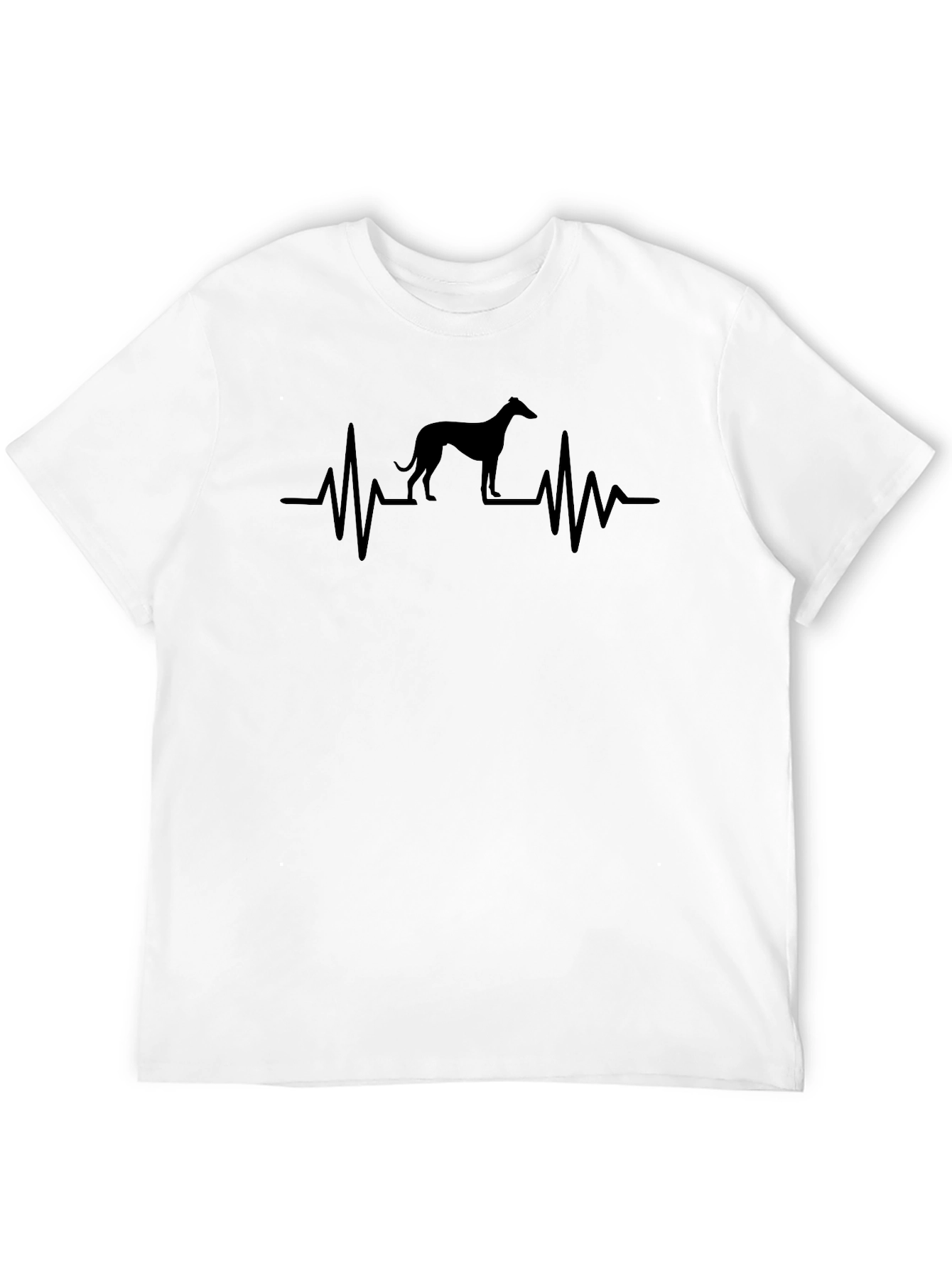 Greyhound Heartbeat T-Shirt - Stylish Dog Lover Tee