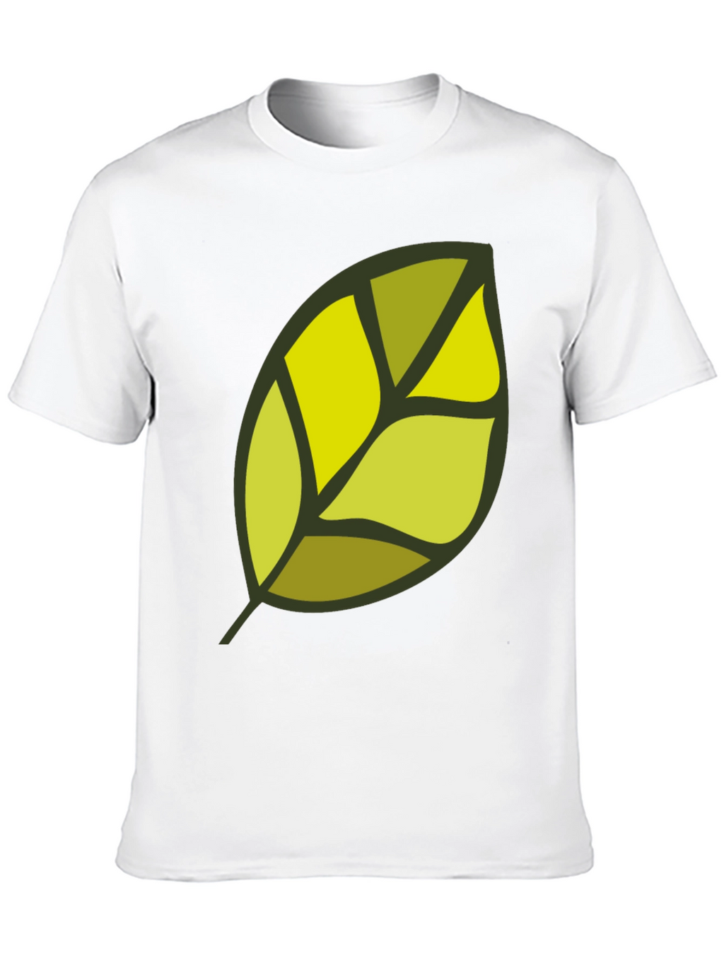 Leaf Graphic Black T-Shirt