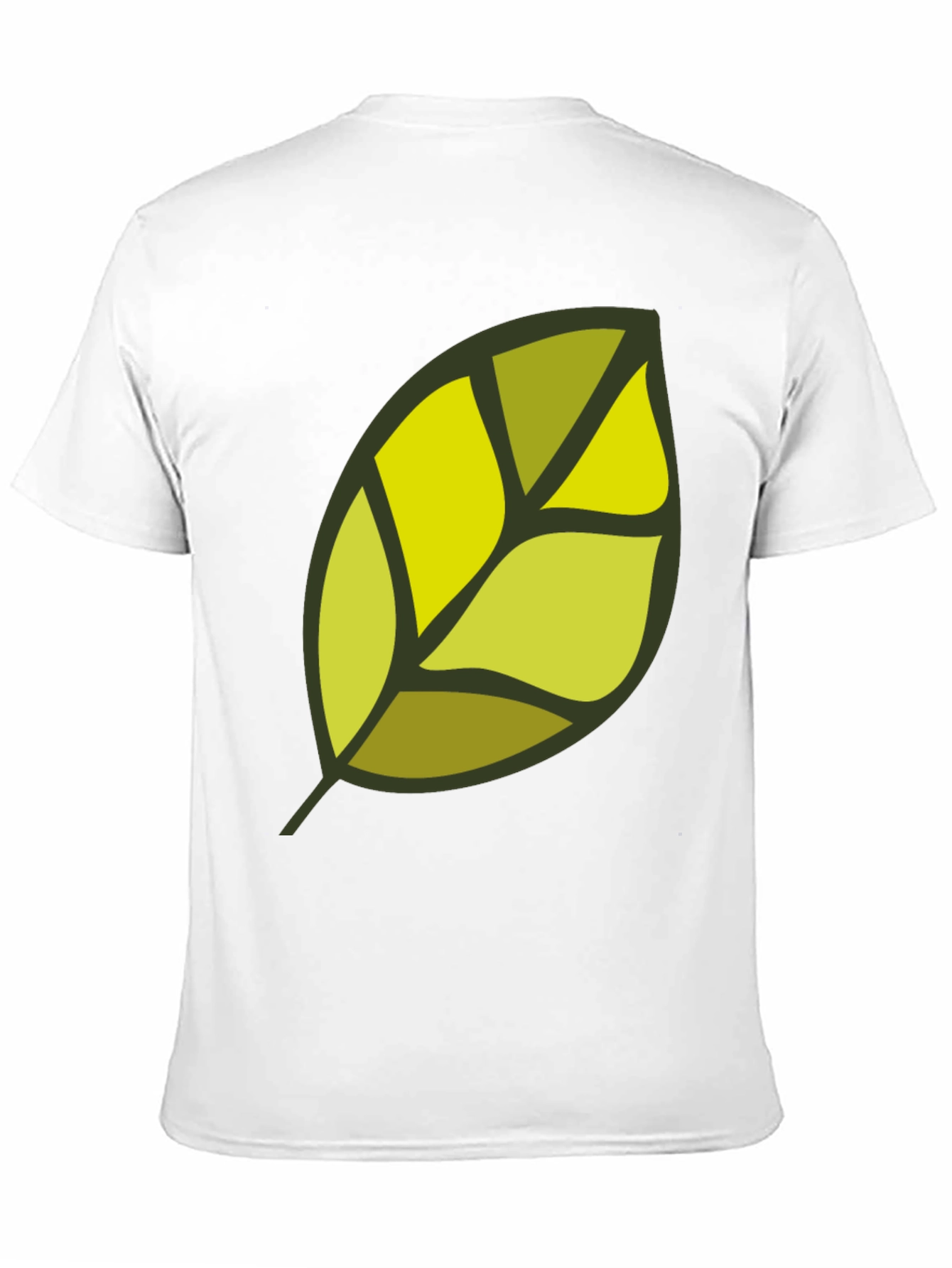 Leaf Graphic Black T-Shirt
