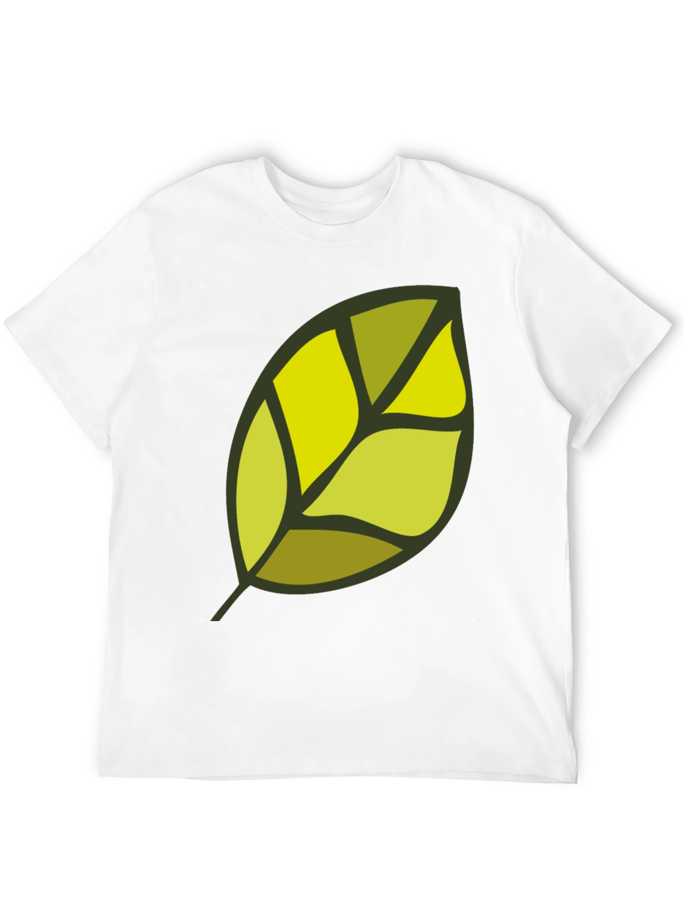Leaf Graphic Black T-Shirt