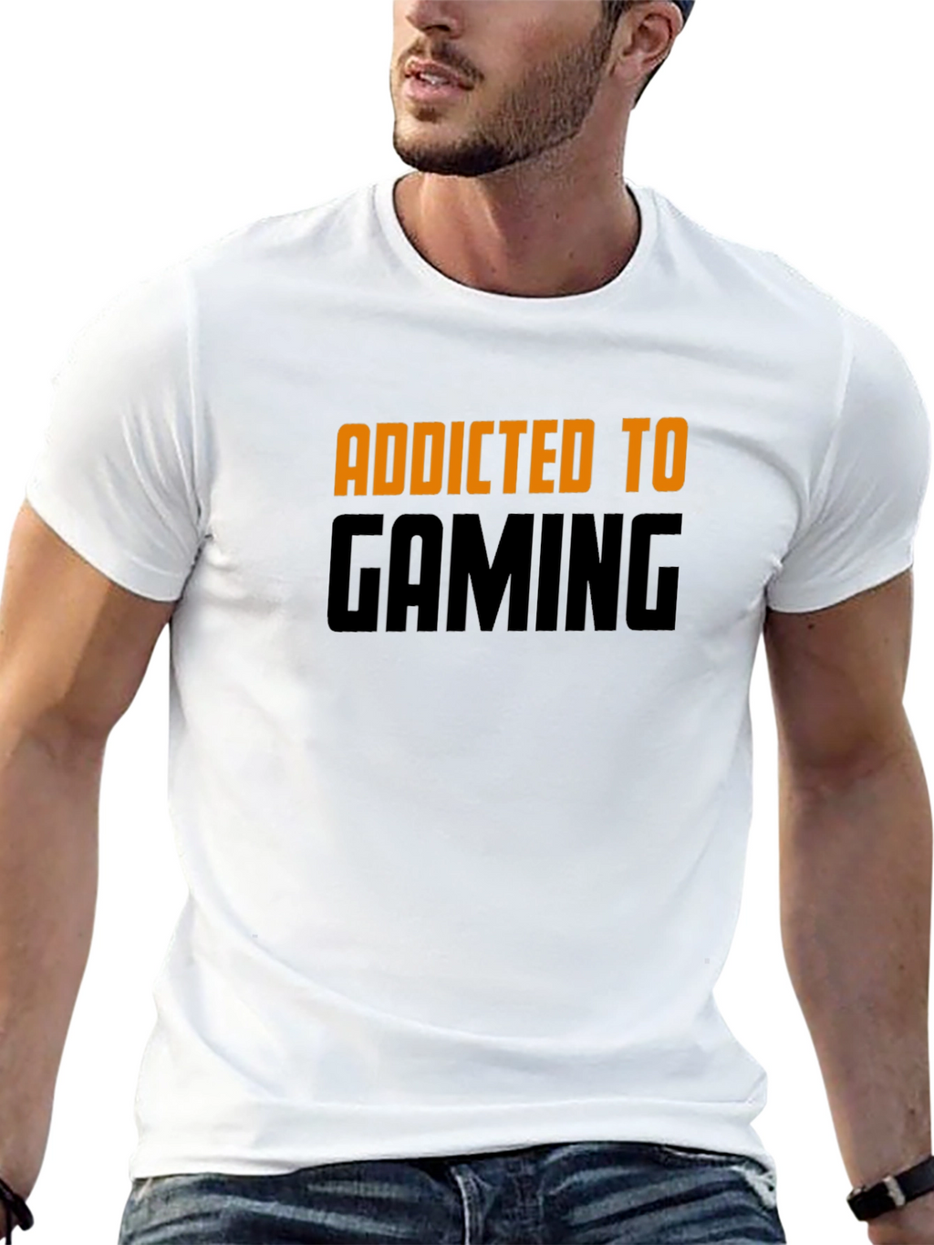 Addicted to Gaming T-Shirt - Black