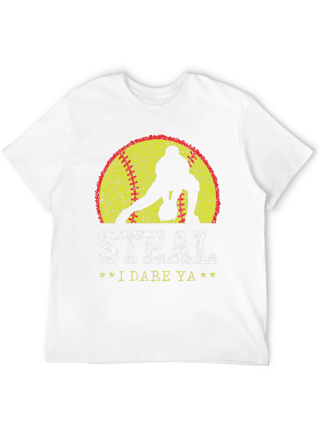 Steal I Dare Ya Softball Graphic T-Shirt