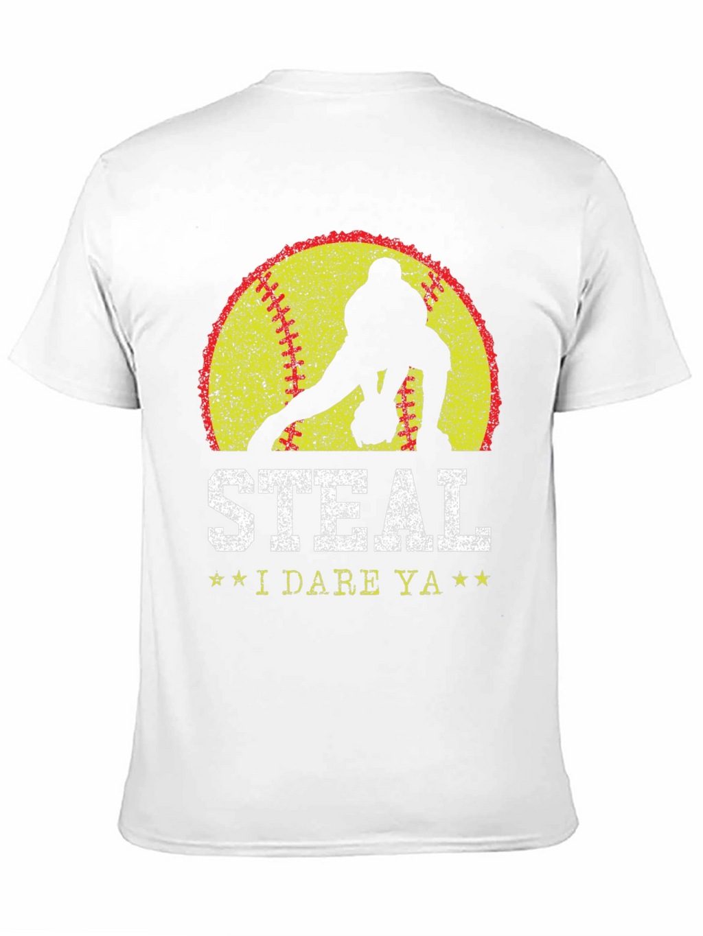 Steal I Dare Ya Softball Graphic T-Shirt