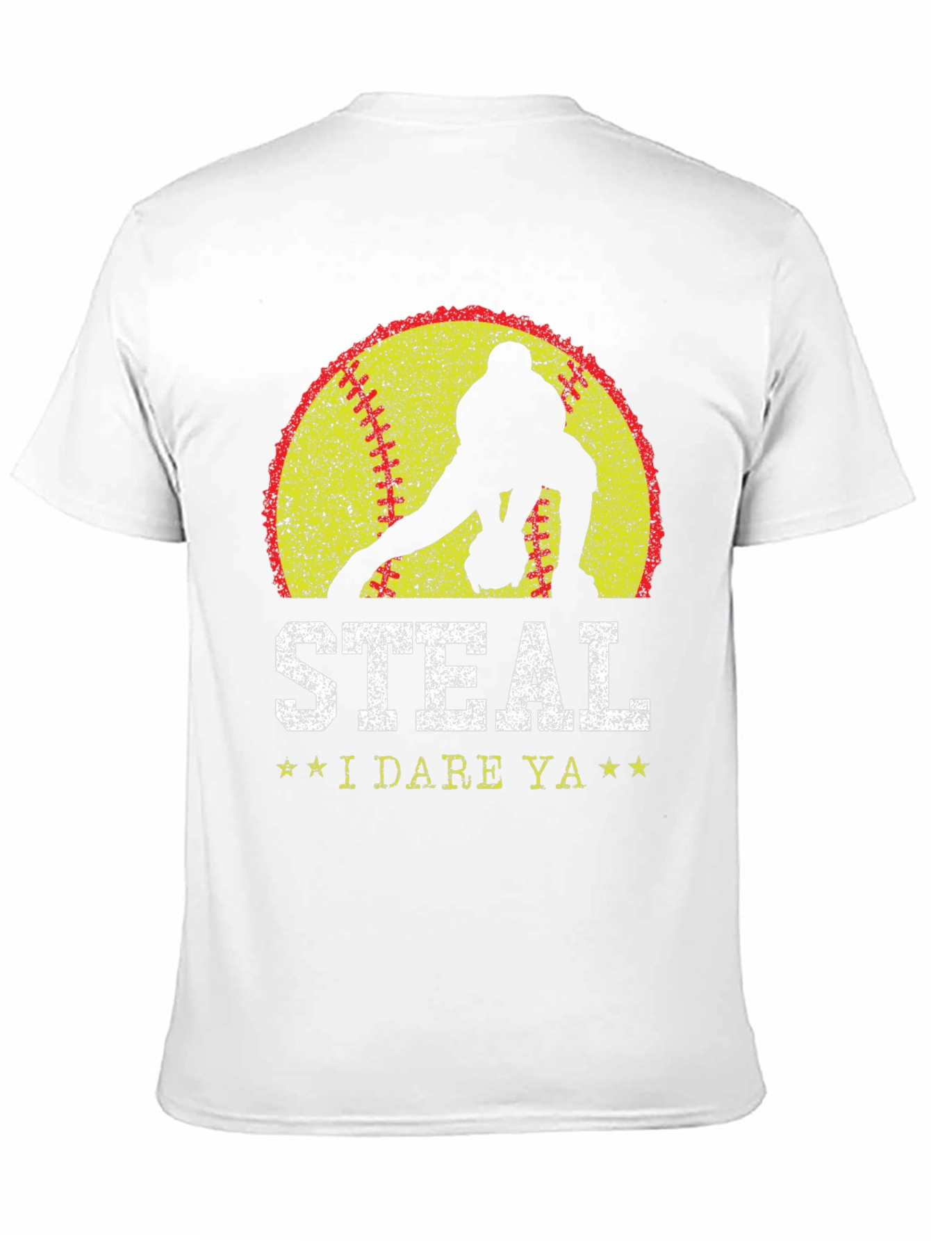 Steal I Dare Ya Softball Graphic T-Shirt