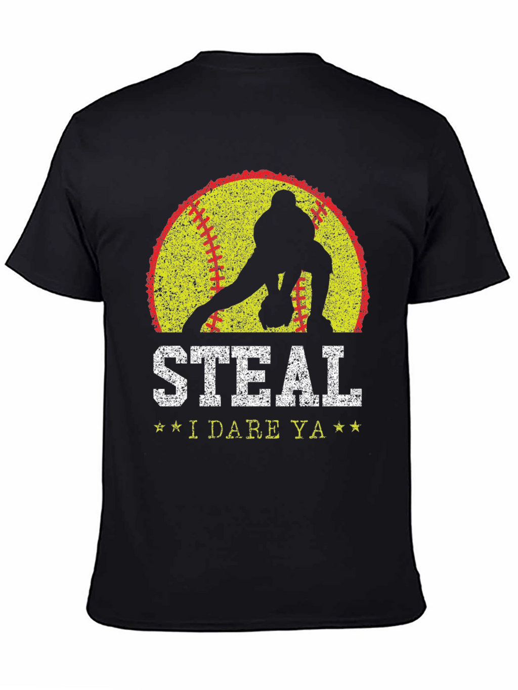 Steal I Dare Ya Softball Graphic T-Shirt