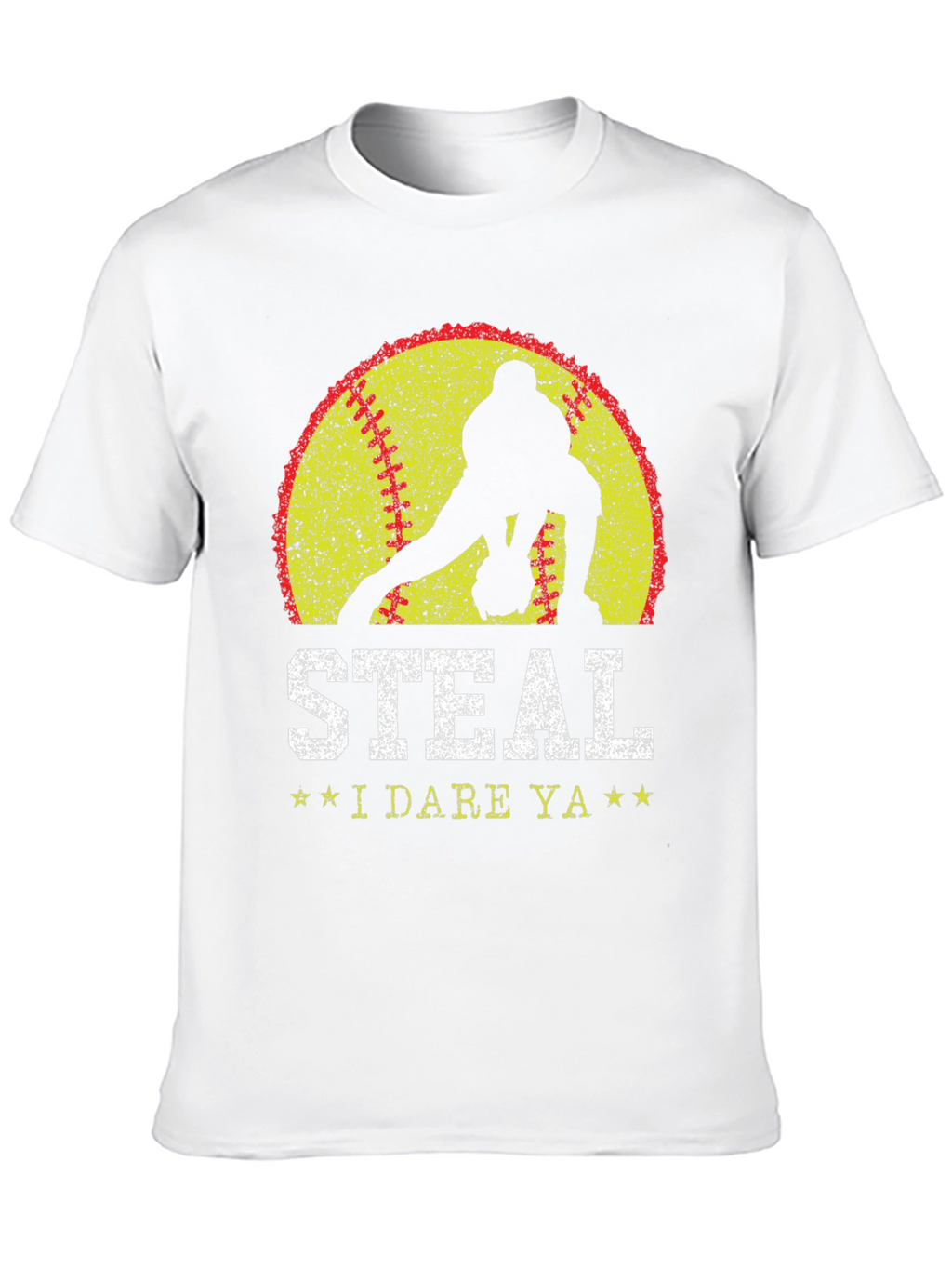 Steal I Dare Ya Softball Graphic T-Shirt