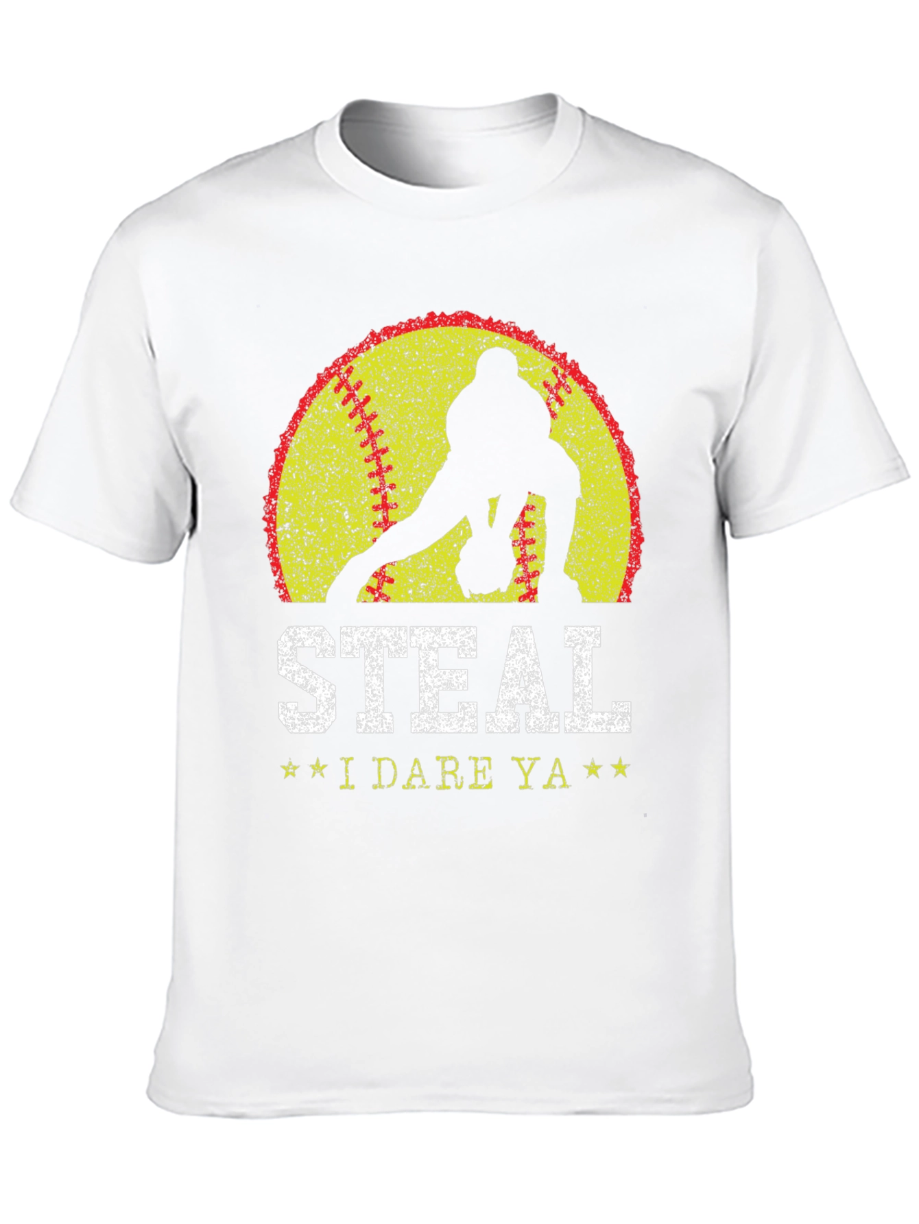 Steal I Dare Ya Softball Graphic T-Shirt