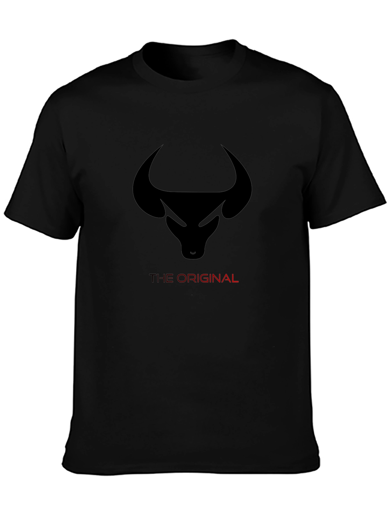Mens Black Bull Logo T-Shirt - The Original Graphic Tee