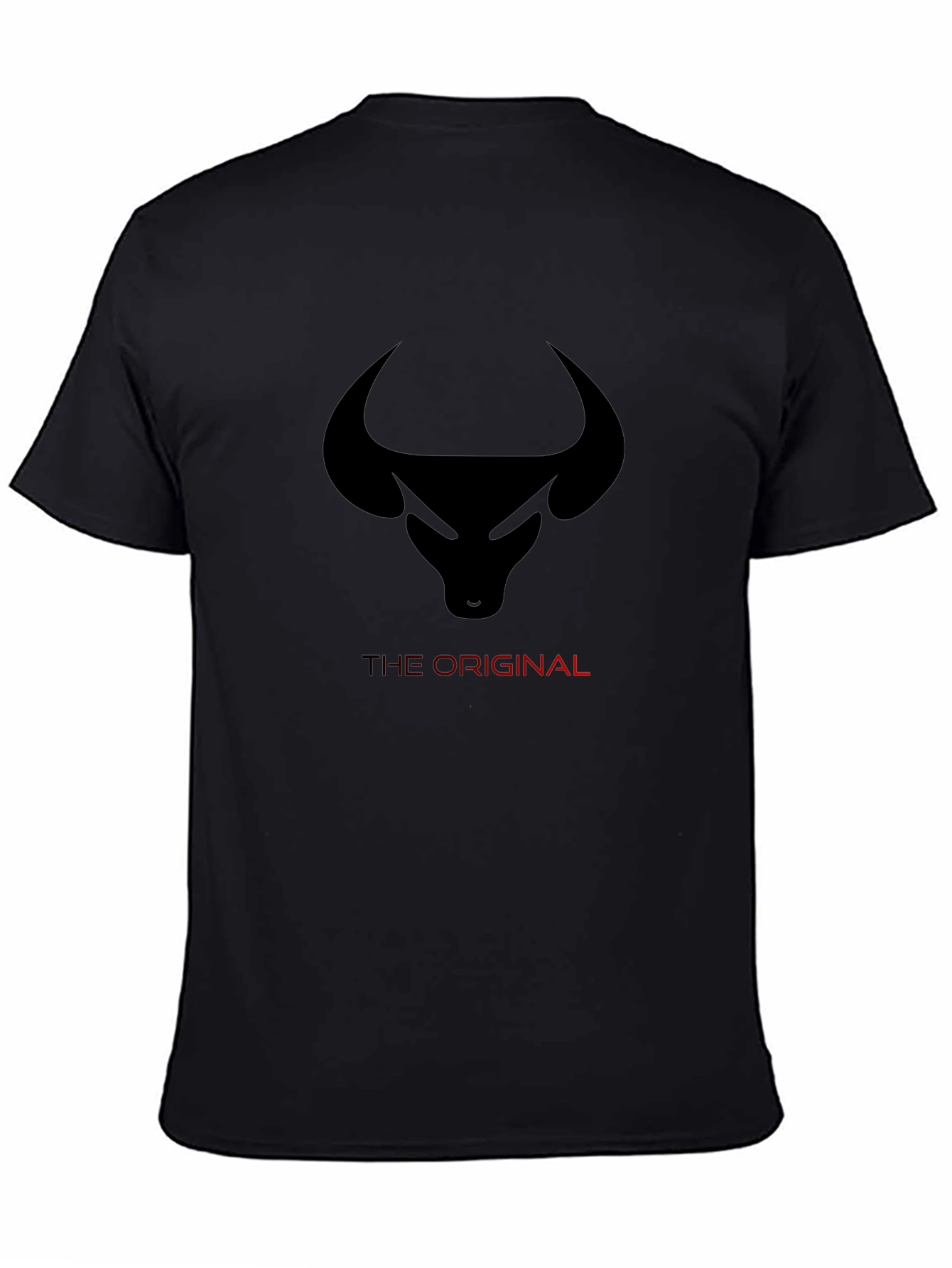 Mens Black Bull Logo T-Shirt - The Original Graphic Tee