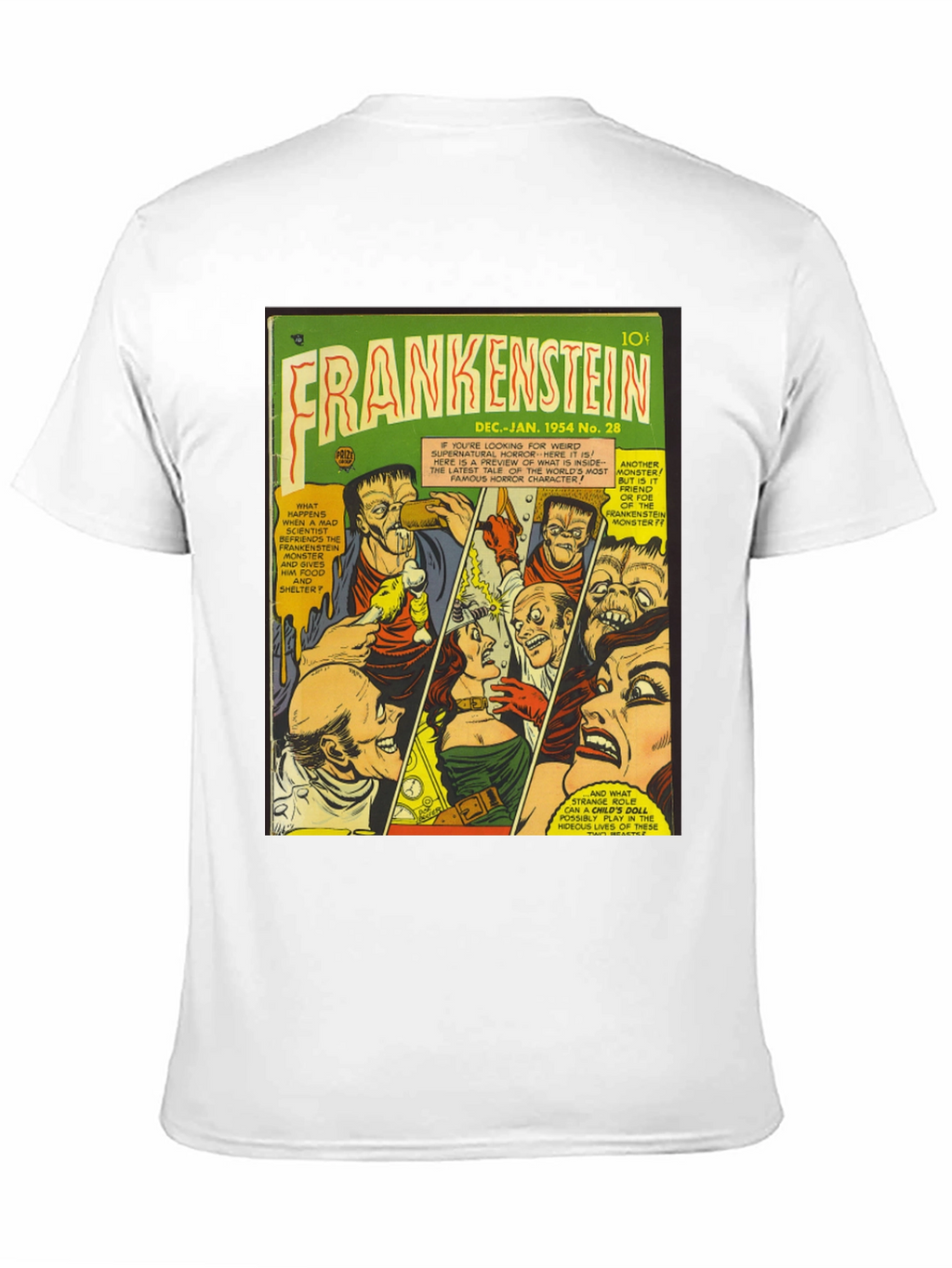 Frankenstein Comic Book T-Shirt
