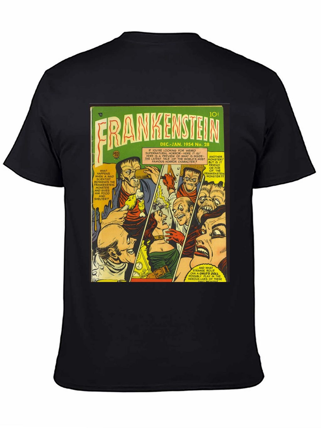 Frankenstein Comic Book T-Shirt