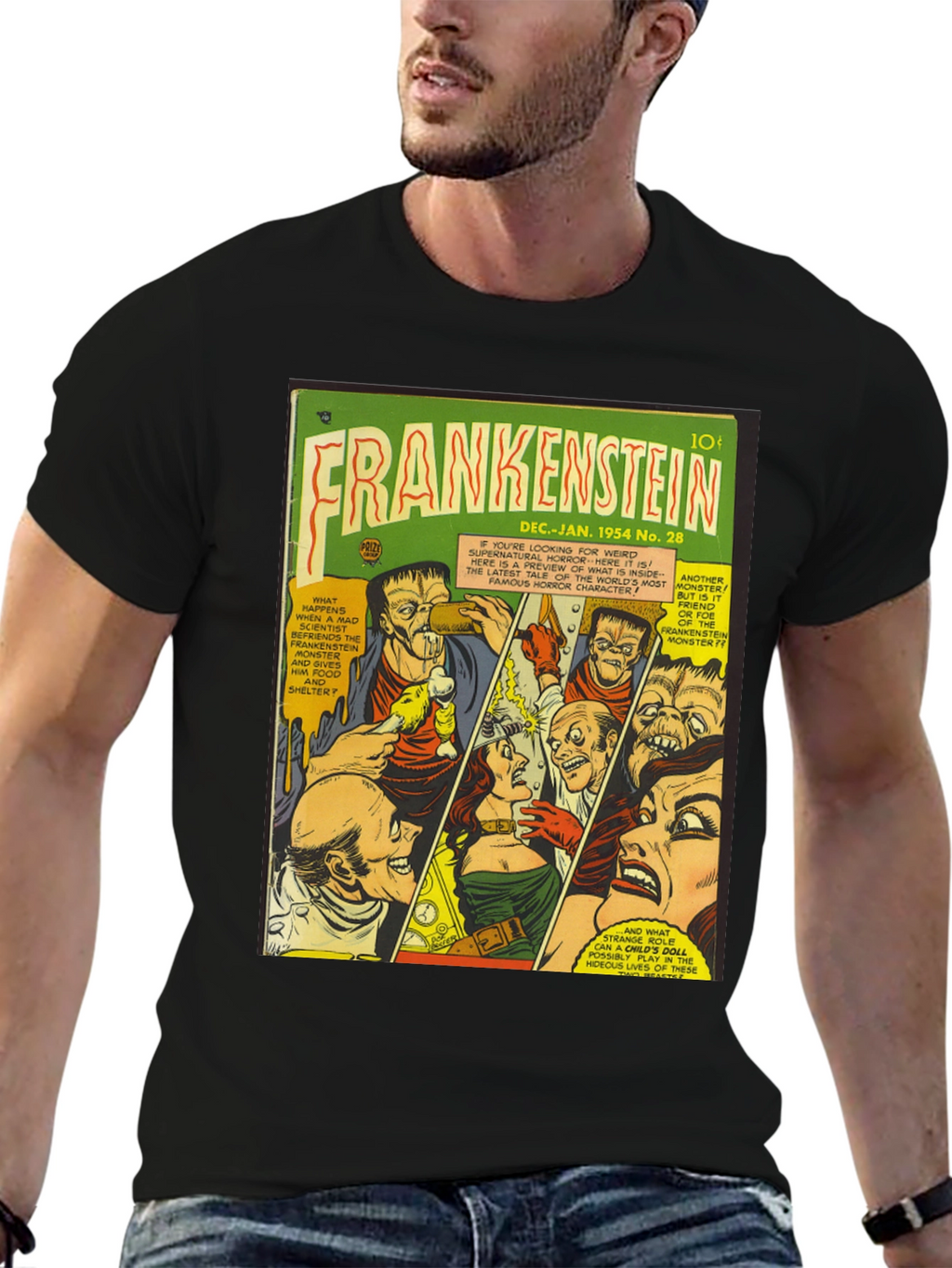 Frankenstein Comic Book T-Shirt