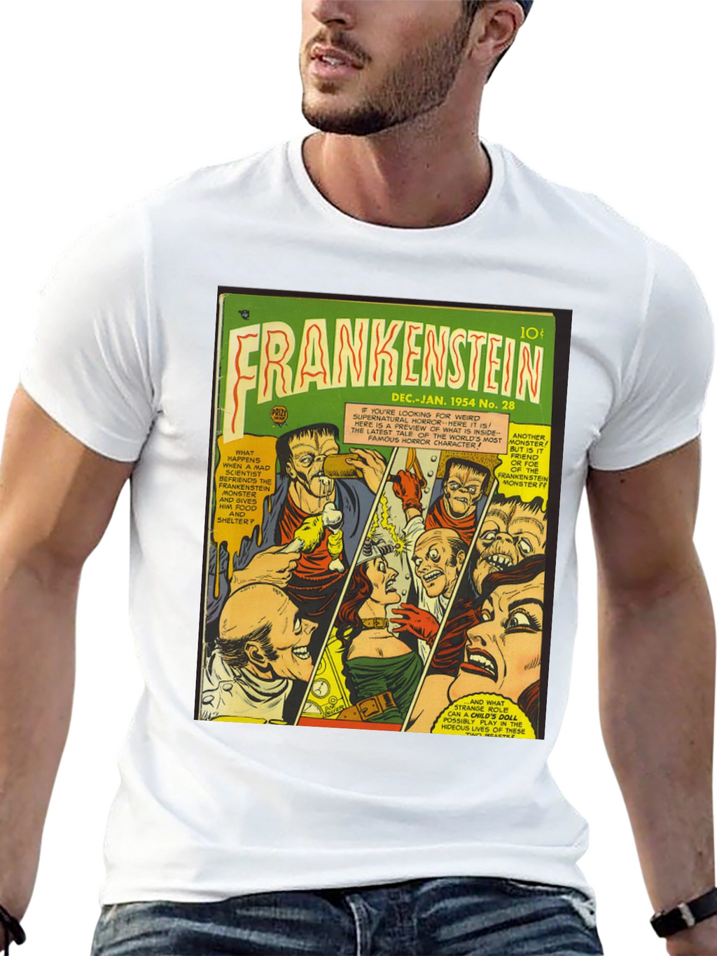 Frankenstein Comic Book T-Shirt