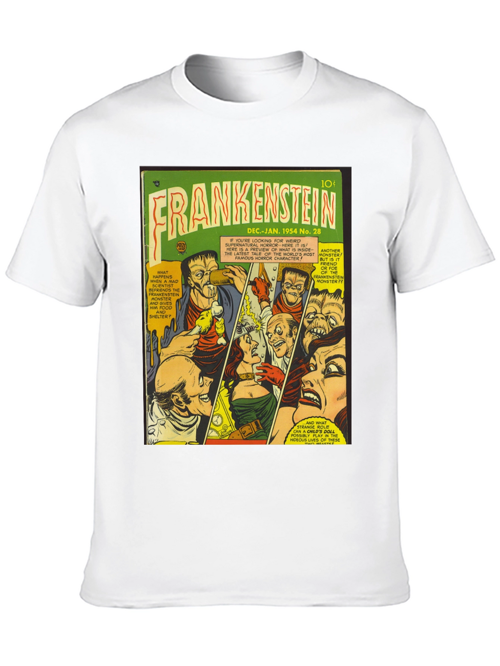 Frankenstein Comic Book T-Shirt