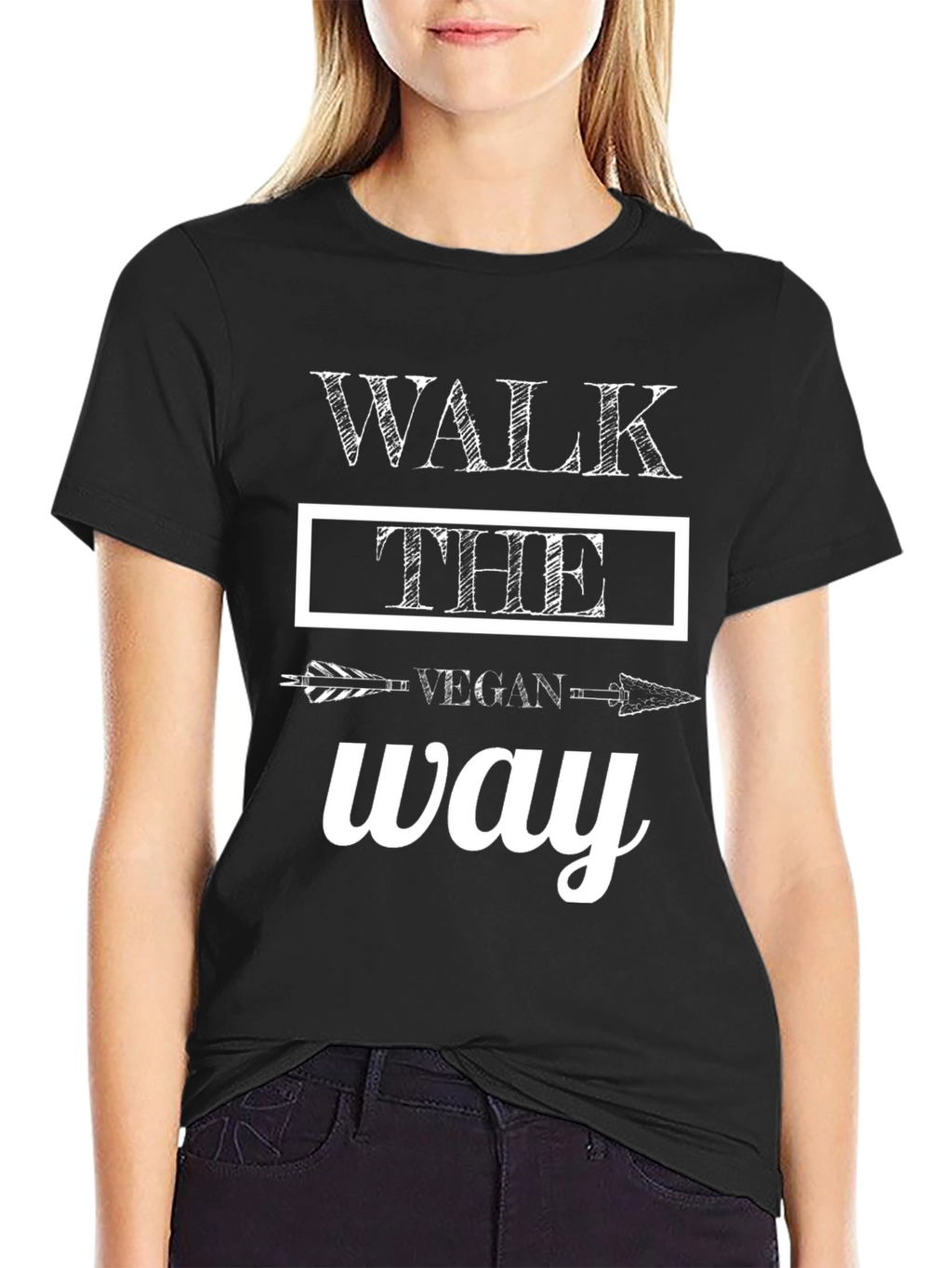 Vegan Way T-Shirt - Walk The Vegan Way Tee